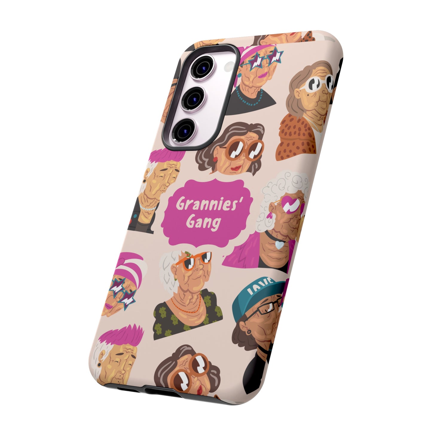 Grannies' Gang Wallpaper Phone Case | iPhone 15 Plus/ Pro, 14, 13, 12| Google Pixel 7, Pro, 5| Samsung Galaxy S23 All Major Phone Models