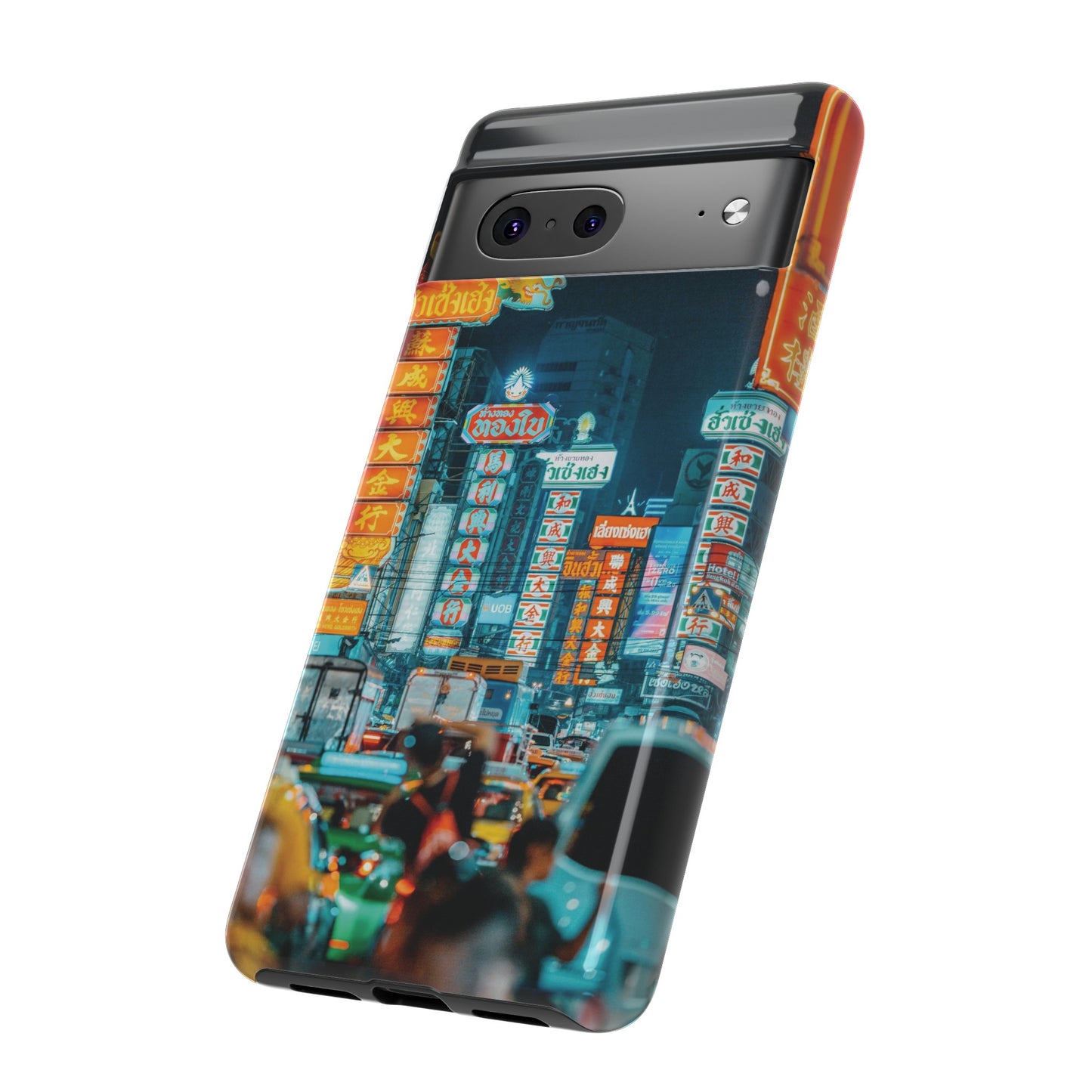 Neon Nightlife Wallpaper Phone Case | iPhone 15 Plus/ Pro, 14, 13, 12| Google Pixel 7, Pro, 5| Samsung Galaxy S23 All Major Phone Models