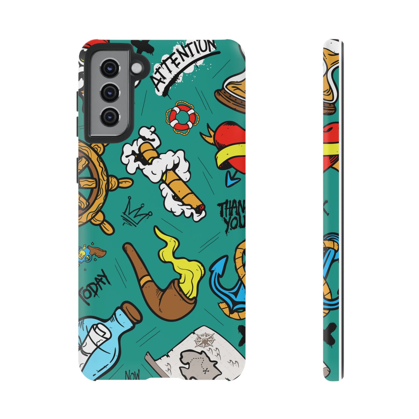 Pirate Wallpaper Phone Case | iPhone 15 Plus/ Pro, 14, 13, 12| Google Pixel 7, Pro, 5| Samsung Galaxy S23 All Major Phone Models