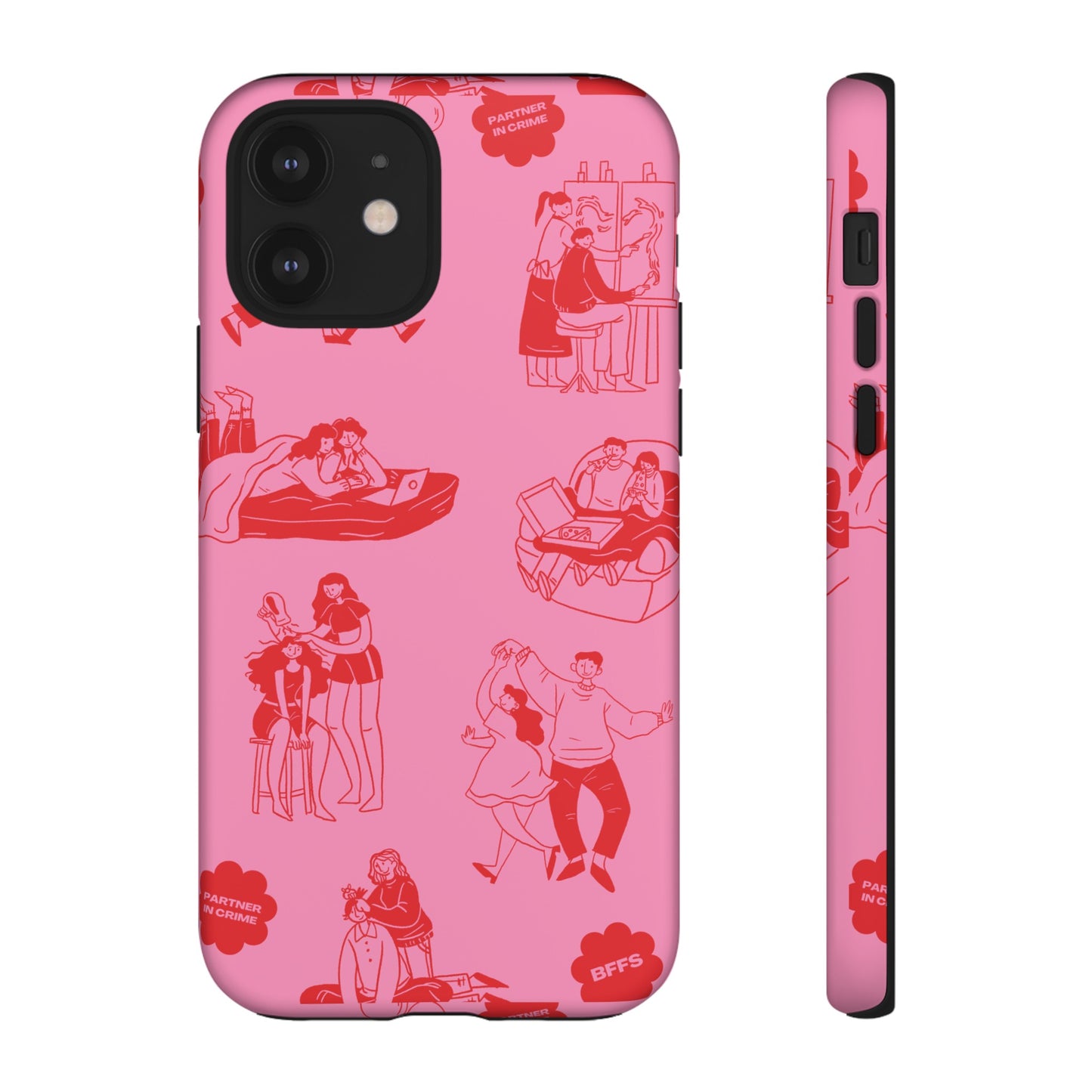 Pink Valentine's Day Wallpaper Phone Case | iPhone 15 Plus/ Pro, 14, 13, 12| Google Pixel 7, Pro, 5| Samsung Galaxy S23 All Major Phone Models