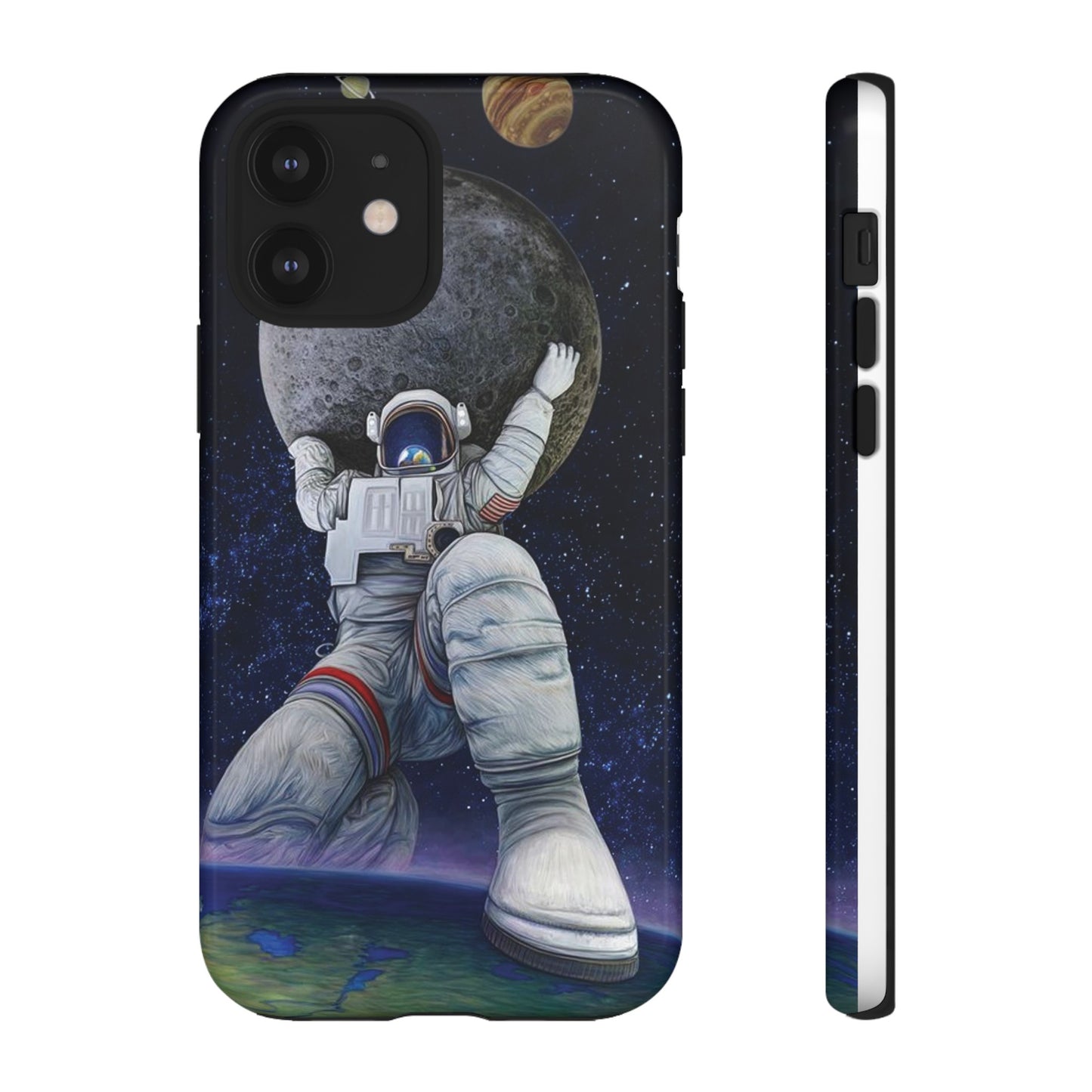 Astronaut Holding The Moon Phone Case | iPhone 15 Plus/ Pro, 14, 13, 12| Google Pixel 7, Pro, 5| Samsung Galaxy S23 All Major Phone Models