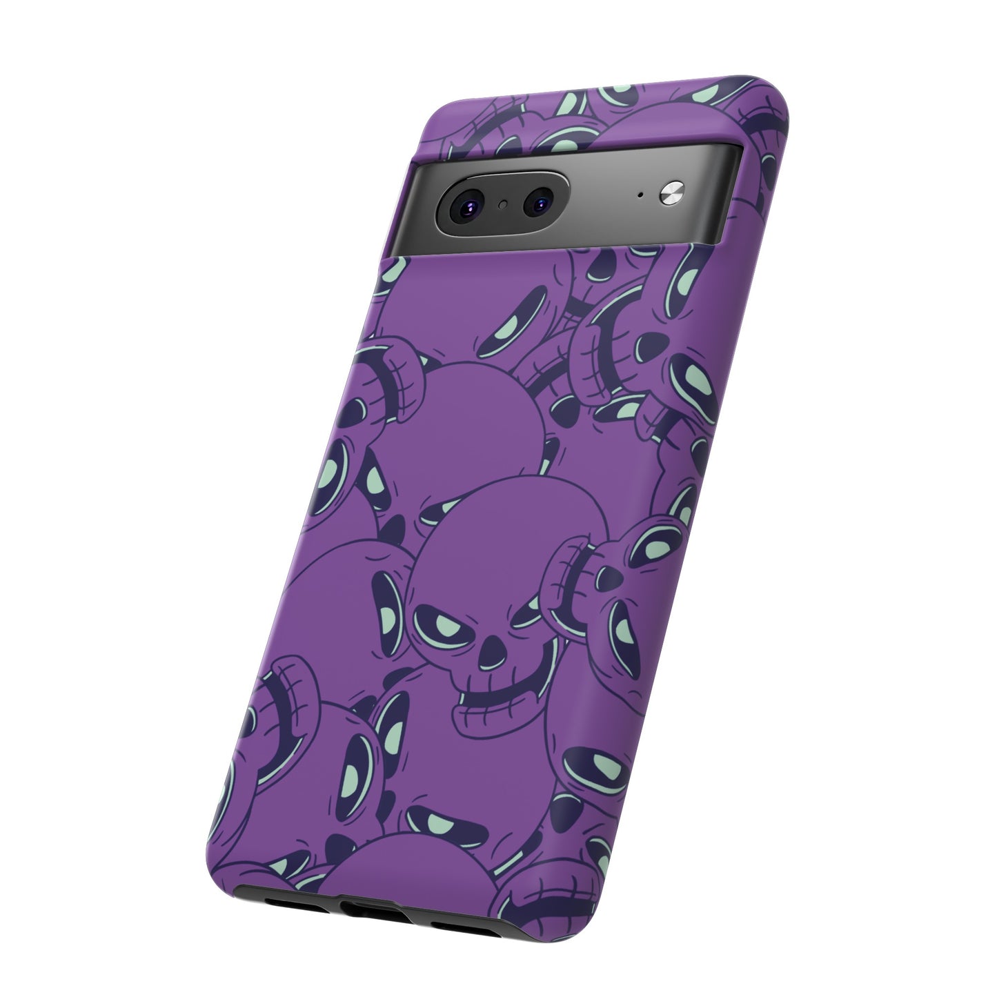 Glowing Skulls Wallpaper Phone Case | iPhone 15 Plus/ Pro, 14, 13, 12| Google Pixel 7, Pro, 5| Samsung Galaxy S23 All Major Phone Models