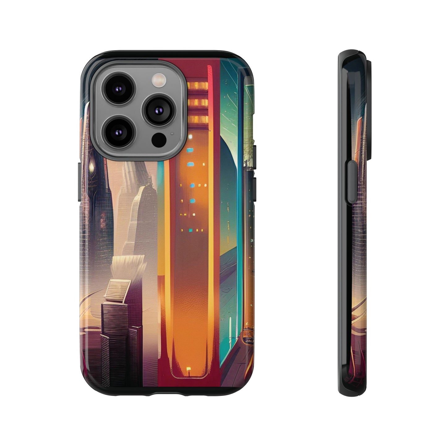 Sci-Fi  Buildings Wallpaper Phone Case | iPhone 15 Plus/ Pro, 14, 13, 12| Google Pixel 7, Pro, 5| Samsung Galaxy S23 All Major Phone Models