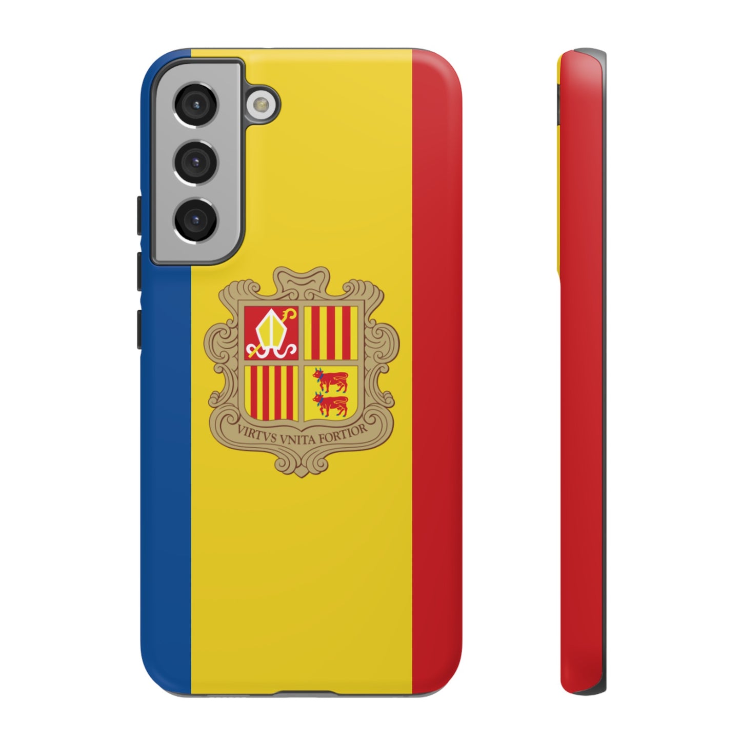 Andorra Flag Phone Case | iPhone 15 Plus/ Pro, 14, 13, 12| Google Pixel 7, Pro, 5| Samsung Galaxy S23 All Major Phone Models