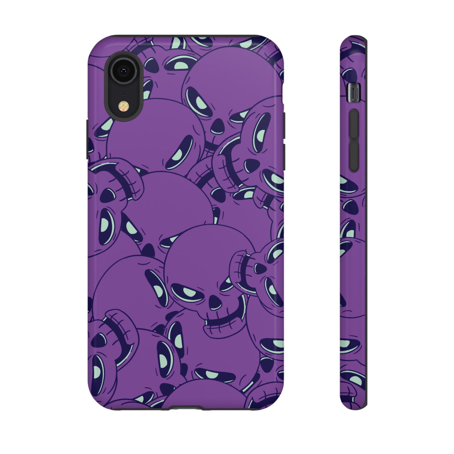 Glowing Skulls Wallpaper Phone Case | iPhone 15 Plus/ Pro, 14, 13, 12| Google Pixel 7, Pro, 5| Samsung Galaxy S23 All Major Phone Models