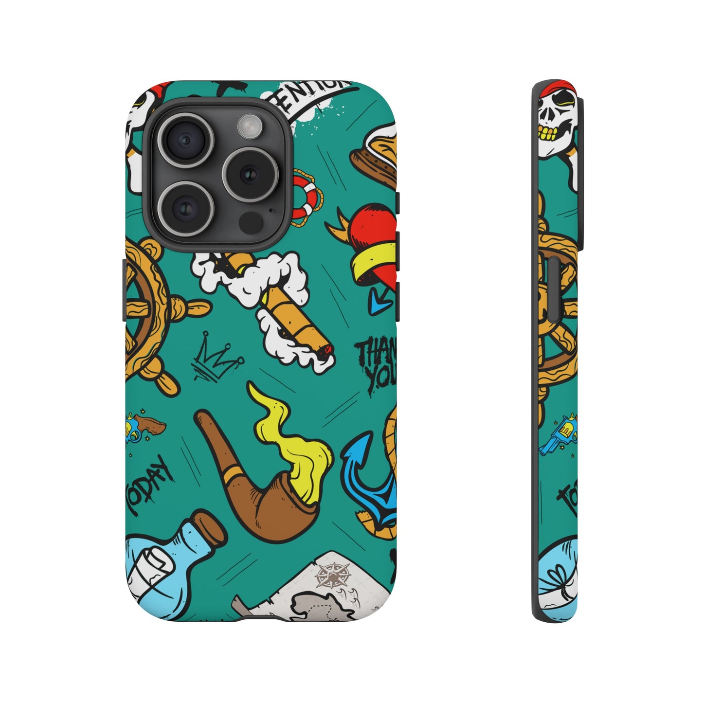 Pirate Wallpaper Phone Case | iPhone 15 Plus/ Pro, 14, 13, 12| Google Pixel 7, Pro, 5| Samsung Galaxy S23 All Major Phone Models