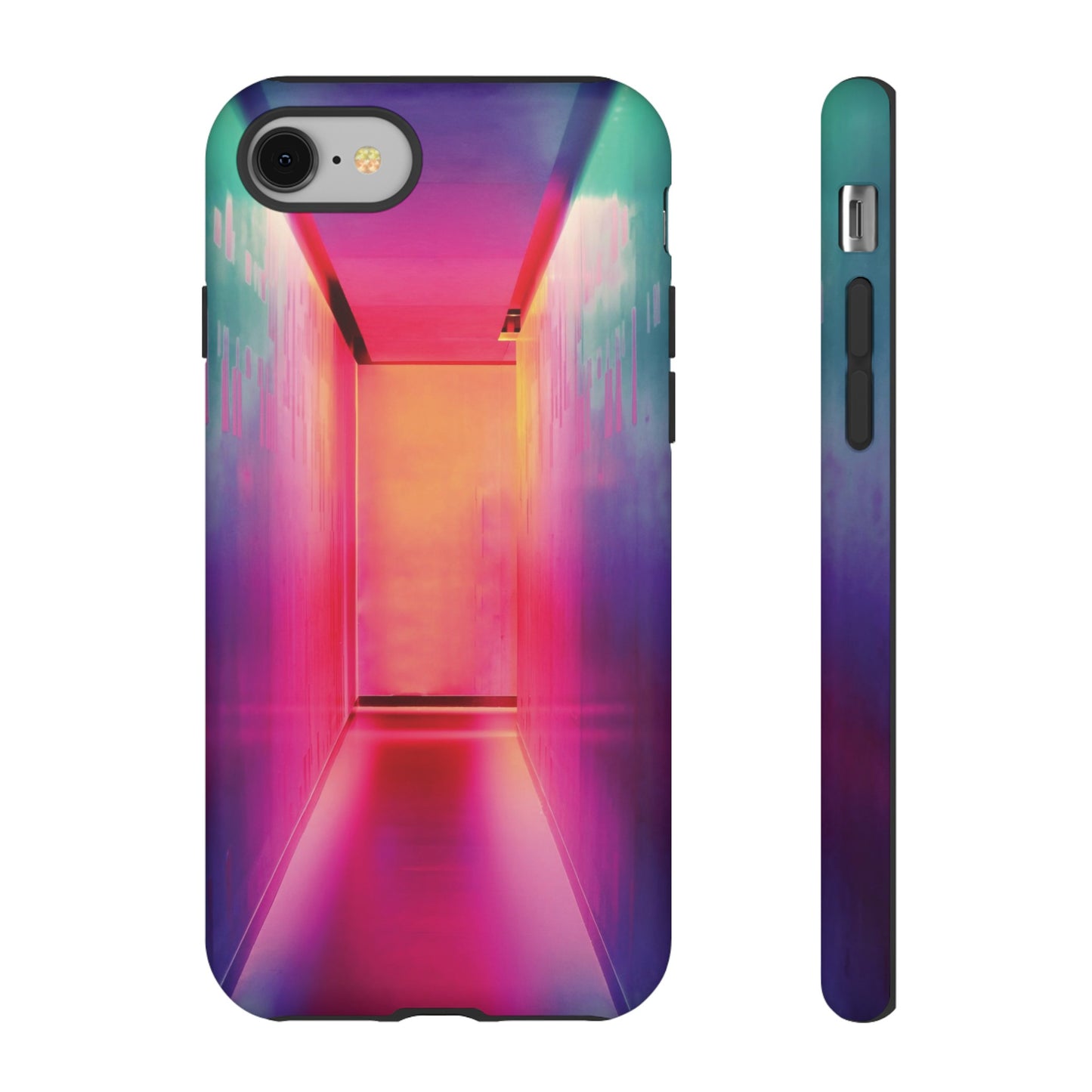 Rainbow Hallway Wallpaper Phone Case | iPhone 15 Plus/ Pro, 14, 13, 12| Google Pixel 7, Pro, 5| Samsung Galaxy S23 All Major Phone Models