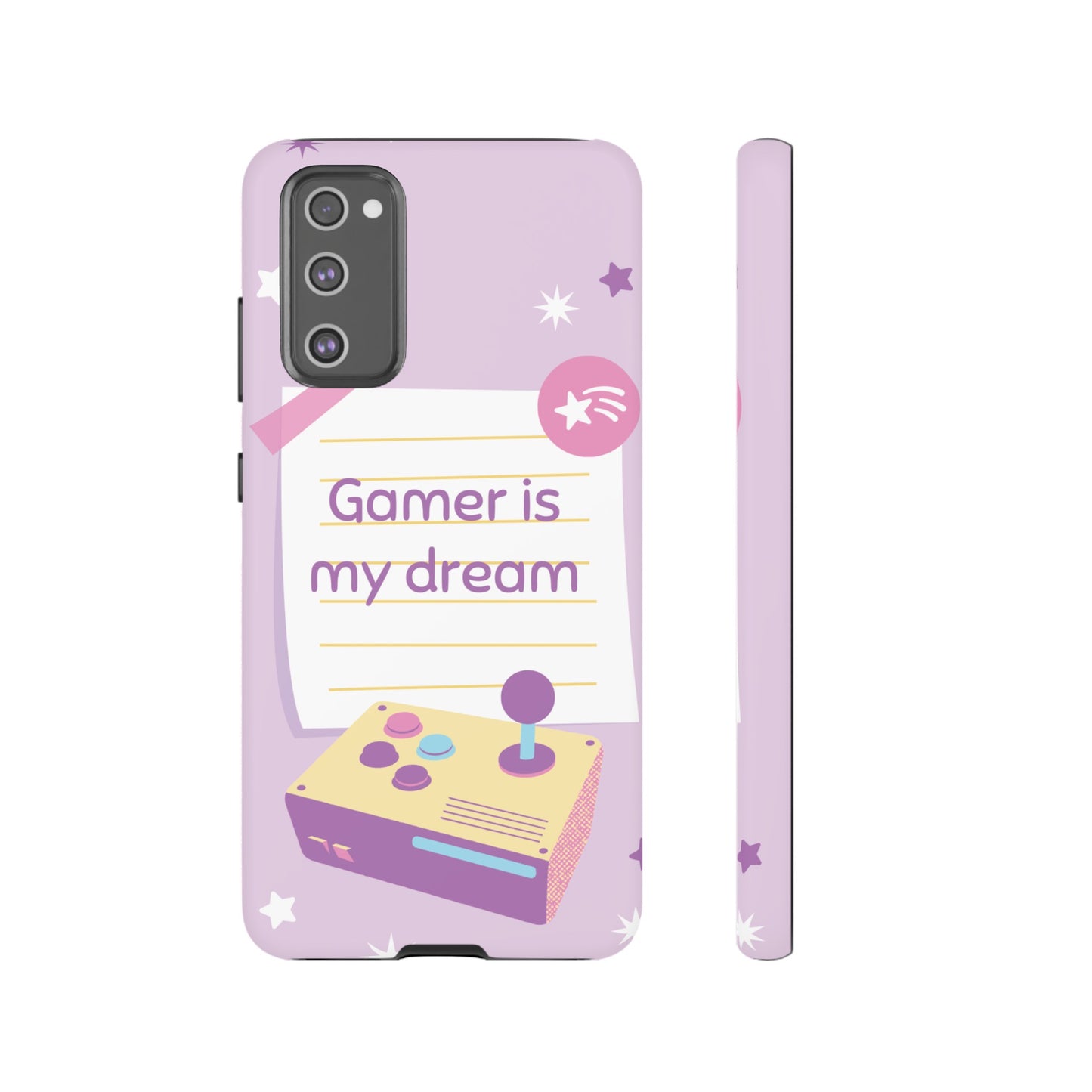 Gamer Is My Dream Job Wallpaper Phone Case | iPhone 15 Plus/ Pro, 14, 13, 12| Google Pixel 7, Pro, 5| Samsung Galaxy S23 All Major Phone Models