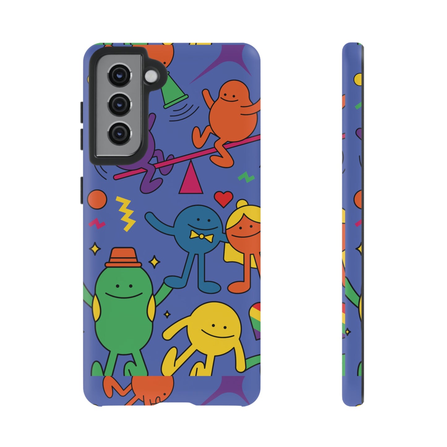 Colourful Cartoon Wallpaper Phone Case | iPhone 15 Plus/ Pro, 14, 13, 12| Google Pixel 7, Pro, 5| Samsung Galaxy S23 All Major Phone Models