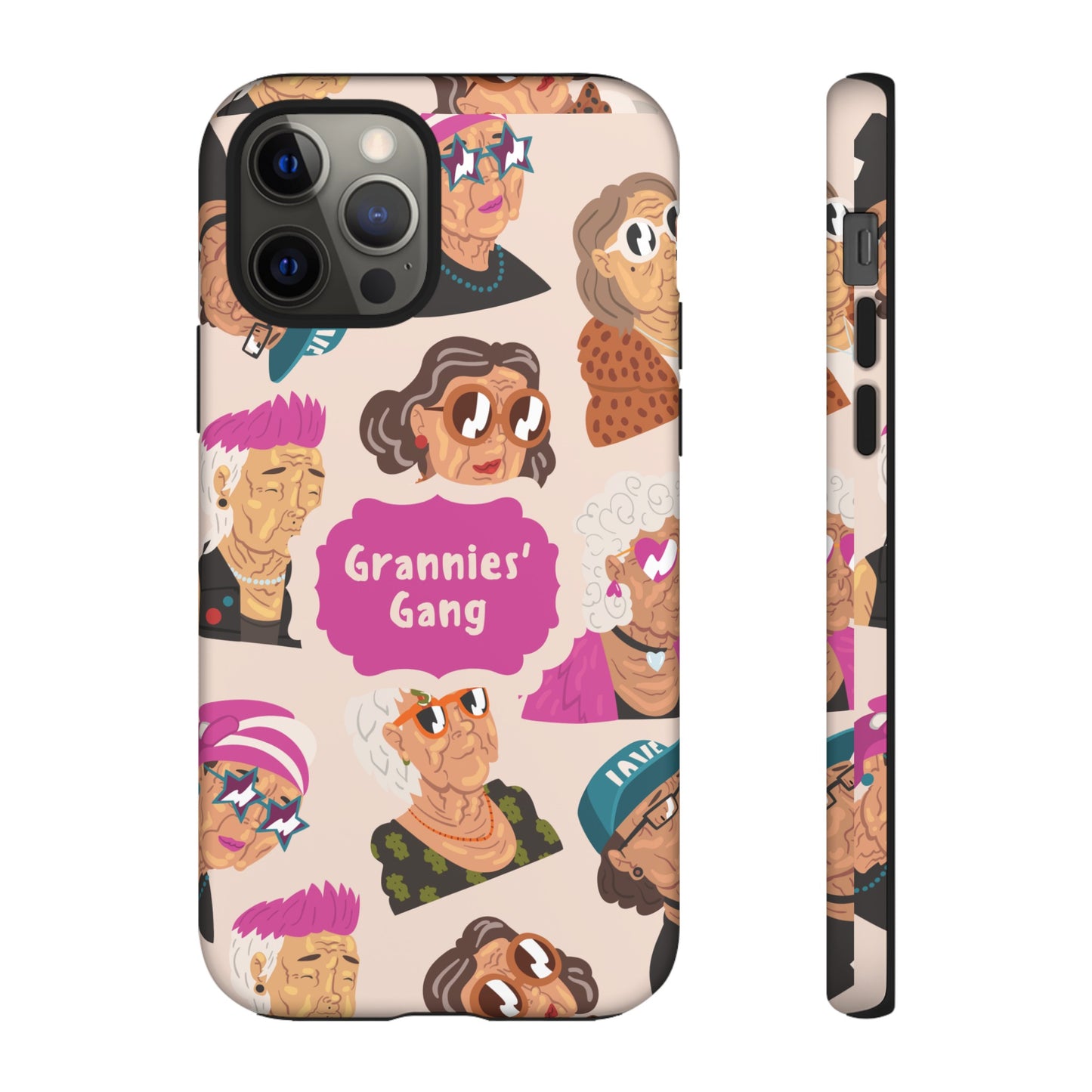 Grannies' Gang Wallpaper Phone Case | iPhone 15 Plus/ Pro, 14, 13, 12| Google Pixel 7, Pro, 5| Samsung Galaxy S23 All Major Phone Models