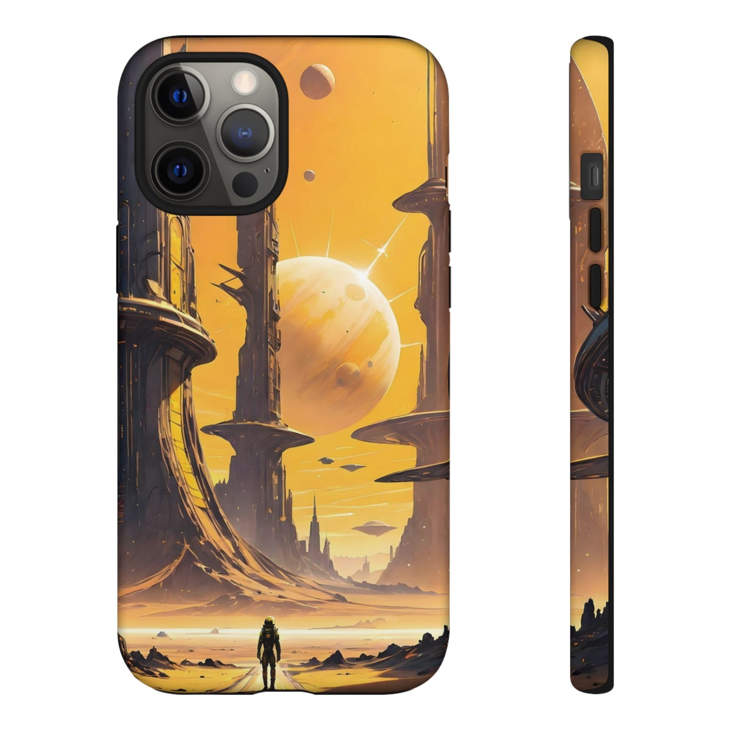 Distant Planets Sci Fi Wallpaper Phone Case | iPhone 15 Plus/ Pro, 14, 13, 12| Google Pixel 7, Pro, 5| Samsung Galaxy S23 All Major Phone Models