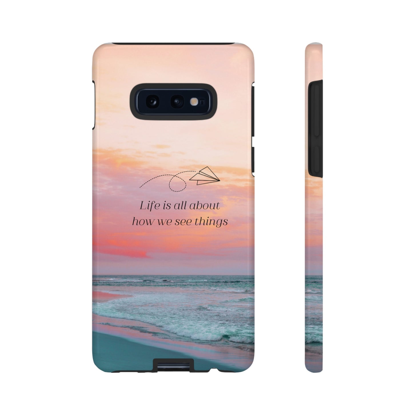 Thoughts at Sunset Phone Case | iPhone 15 Plus/ Pro, 14, 13, 12| Google Pixel 7, Pro, 5| Samsung Galaxy S23 All Major Phone Models