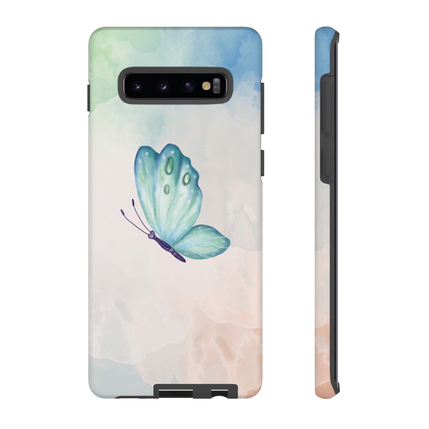 Blue Butterfly Wallpaper Phone Case  | iPhone 15 Plus/ Pro, 14, 13, 12| Google Pixel 7, Pro, 5| Samsung Galaxy S23 All Major Phone Models