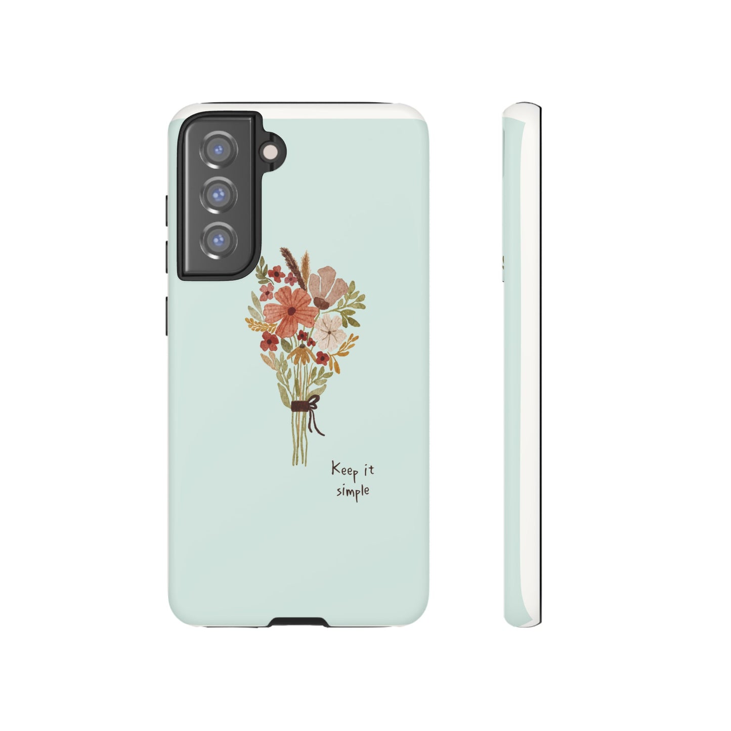 Keep It Simple Wallpaper Phone Case | iPhone 15 Plus/ Pro, 14, 13, 12| Google Pixel 7, Pro, 5| Samsung Galaxy S23 All Major Phone Models