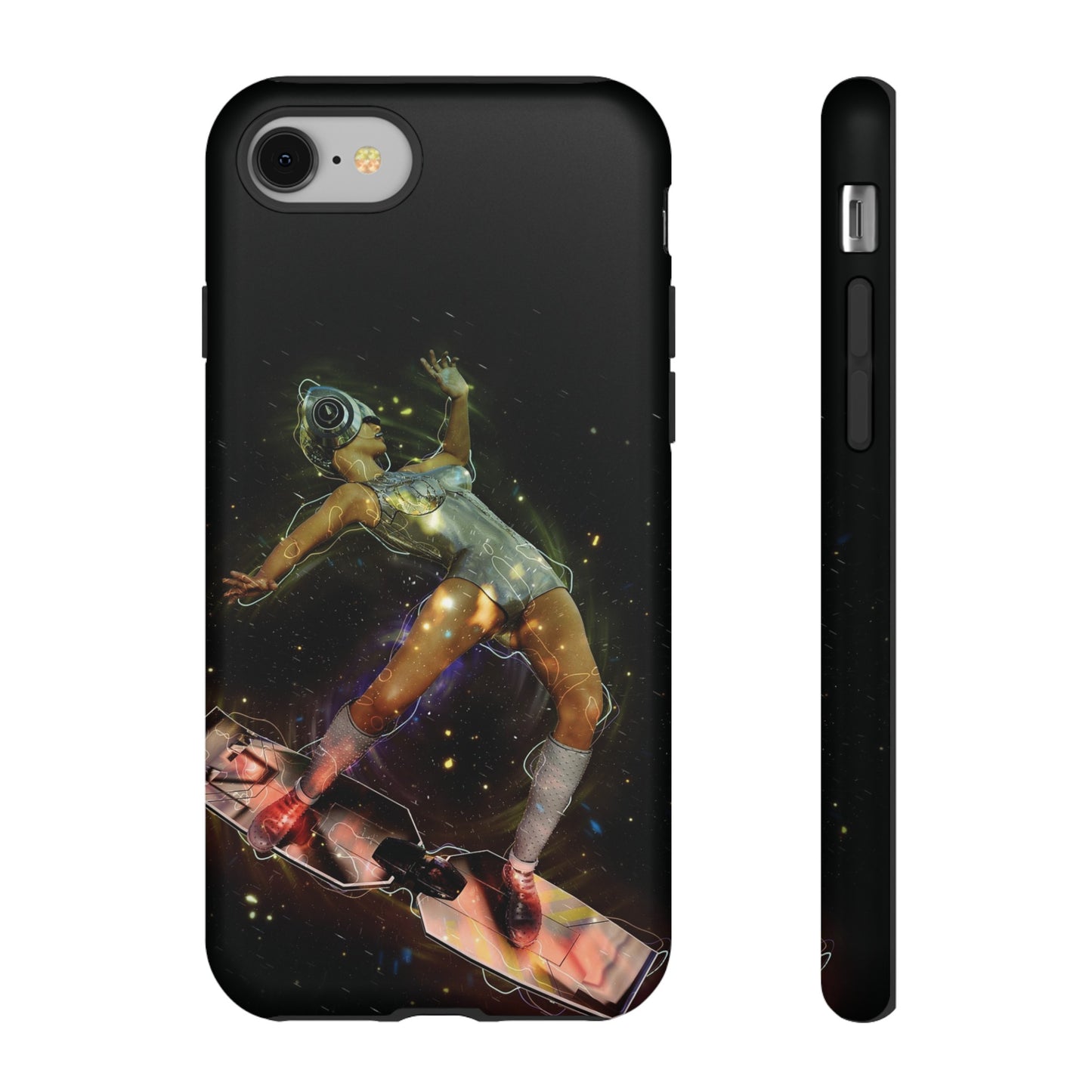 Sci-Fi Skateboard Wallpaper Phone Case | iPhone 15 Plus/ Pro, 14, 13, 12| Google Pixel 7, Pro, 5| Samsung Galaxy S23 All Major Phone Models