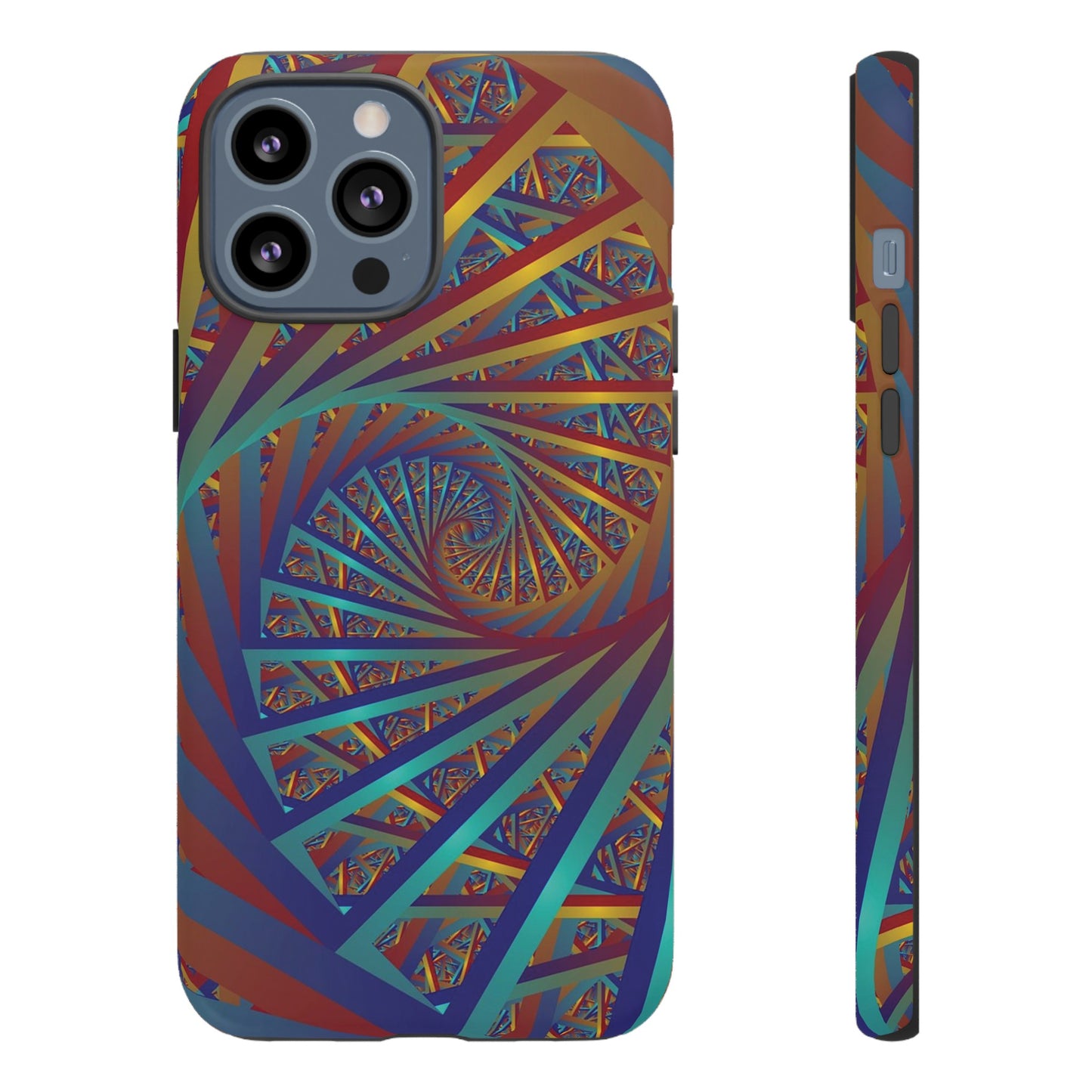 Colourful Spiral Wallpaper Phone Case | iPhone 15 Plus/ Pro, 14, 13, 12| Google Pixel 7, Pro, 5| Samsung Galaxy S23 All Major Phone Models