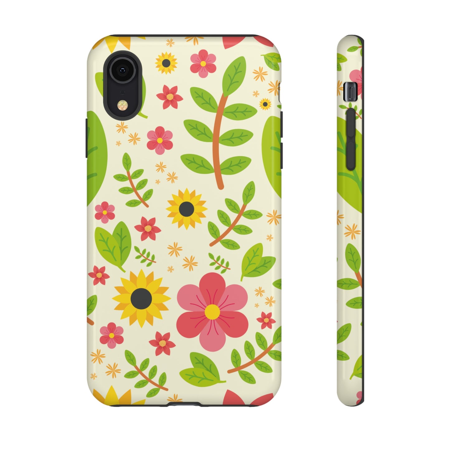 Botanical Flowers Phone Case | iPhone 15 Plus/ Pro, 14, 13, 12| Google Pixel 7, Pro, 5| Samsung Galaxy S23 All Major Phone Models