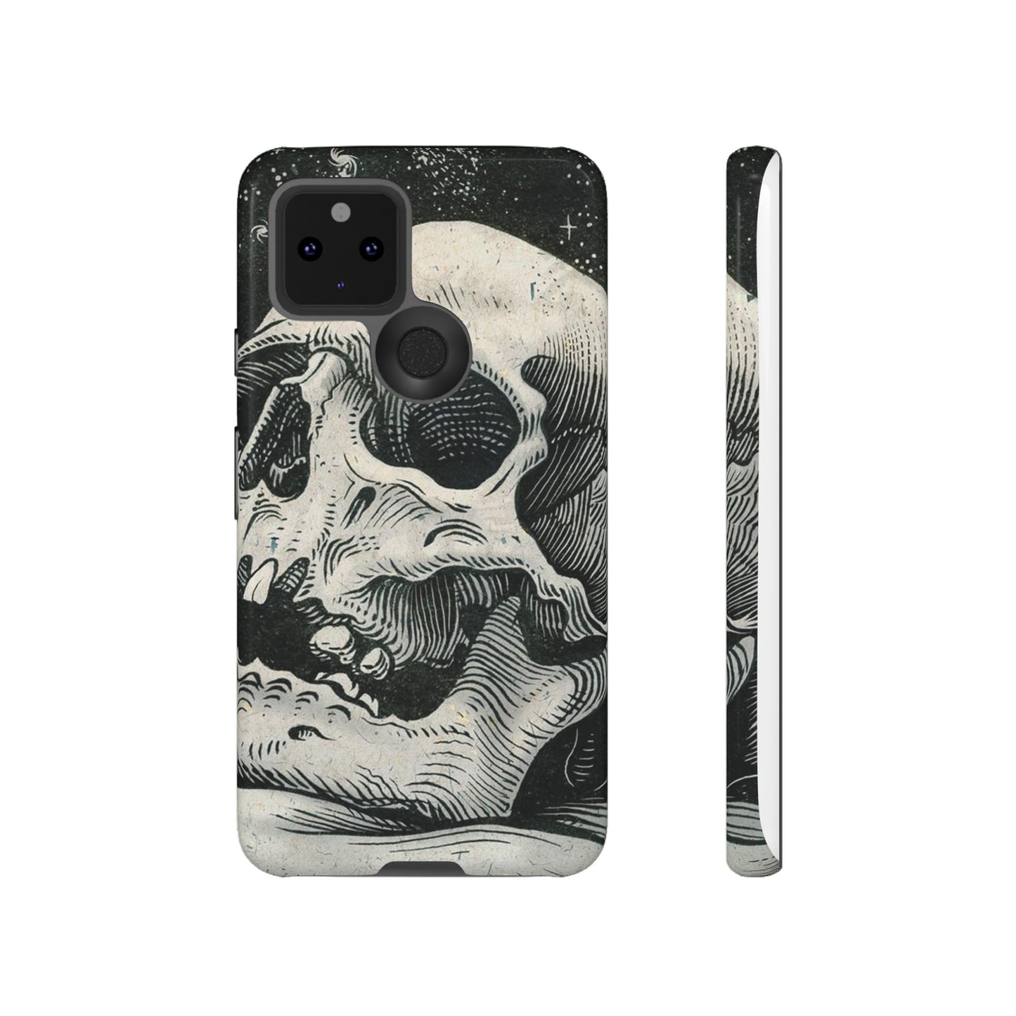 Skull Wallpaper Phone Case | iPhone 15 Plus/ Pro, 14, 13, 12| Google Pixel 7, Pro, 5| Samsung Galaxy S23 All Major Phone Models