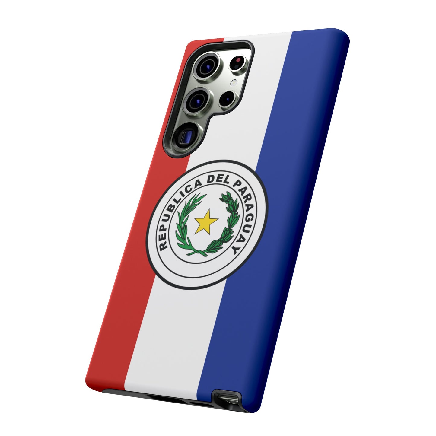 Paraguay Flag Phone Case | iPhone 15 Plus/ Pro, 14, 13, 12| Google Pixel 7, Pro, 5| Samsung Galaxy S23 All Major Phone Models