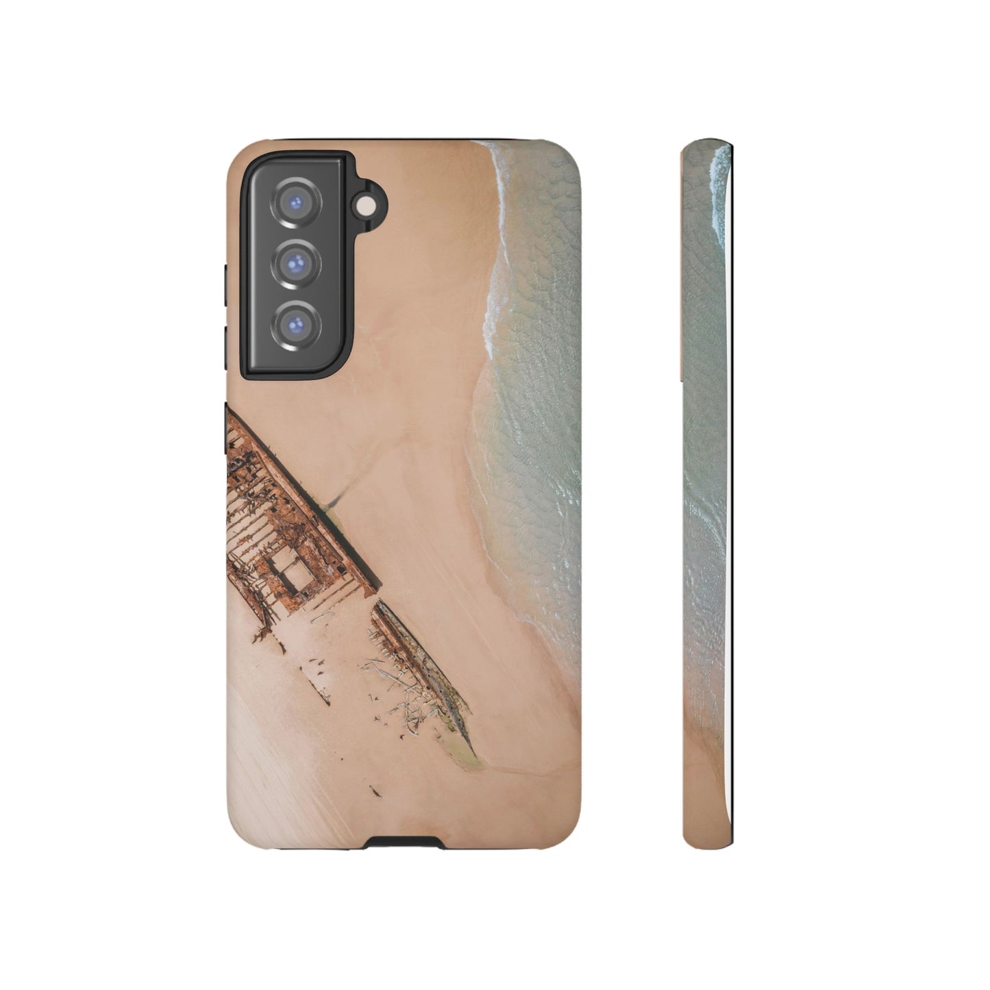 Fraser Island Shipwreck Wallpaper Phone Case | iPhone 15 Plus/ Pro, 14, 13, 12| Google Pixel 7, Pro, 5| Samsung Galaxy S23 All Major Phone Models