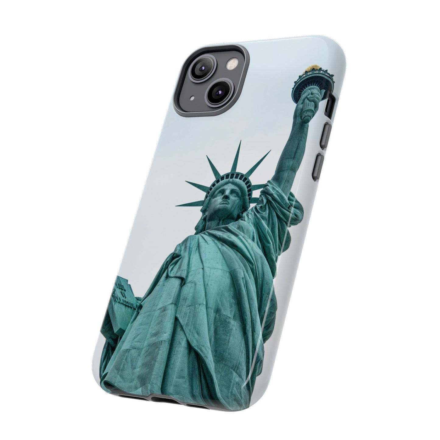 Statue of Liberty Wallpaper Phone Case | iPhone 15 Plus/ Pro, 14, 13, 12| Google Pixel 7, Pro, 5| Samsung Galaxy S23 All Major Phone Models