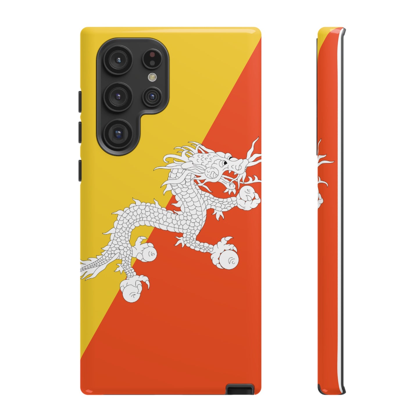 Bhutan Flag Phone Case | iPhone 15 Plus/ Pro, 14, 13, 12| Google Pixel 7, Pro, 5| Samsung Galaxy S23 All Major Phone Models