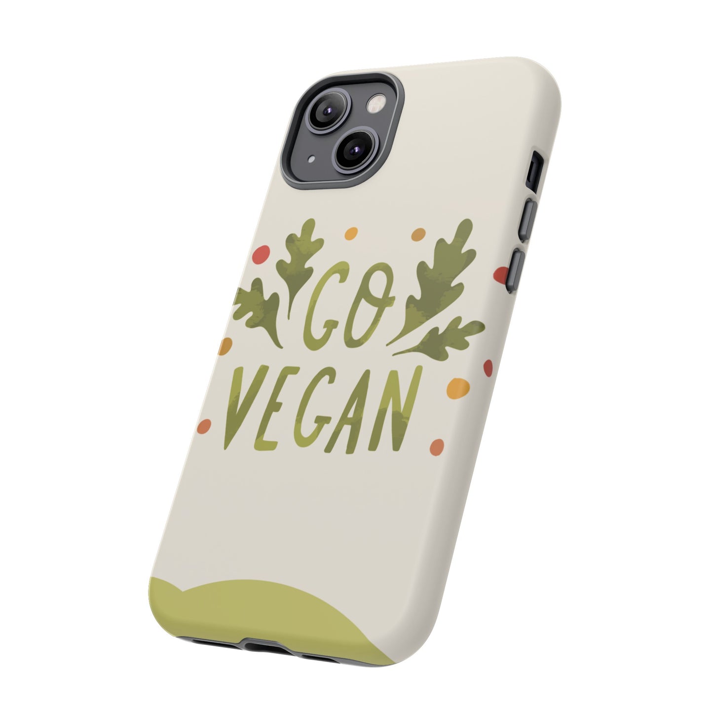 Go Vegan Wallpaper Phone Case | iPhone 15 Plus/ Pro, 14, 13, 12| Google Pixel 7, Pro, 5| Samsung Galaxy S23 All Major Phone Models