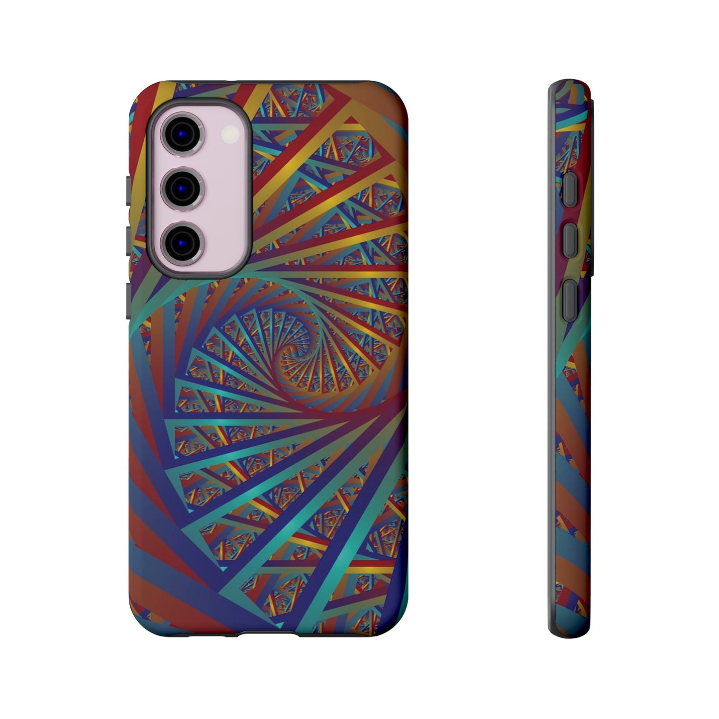 Colourful Spiral Wallpaper Phone Case | iPhone 15 Plus/ Pro, 14, 13, 12| Google Pixel 7, Pro, 5| Samsung Galaxy S23 All Major Phone Models