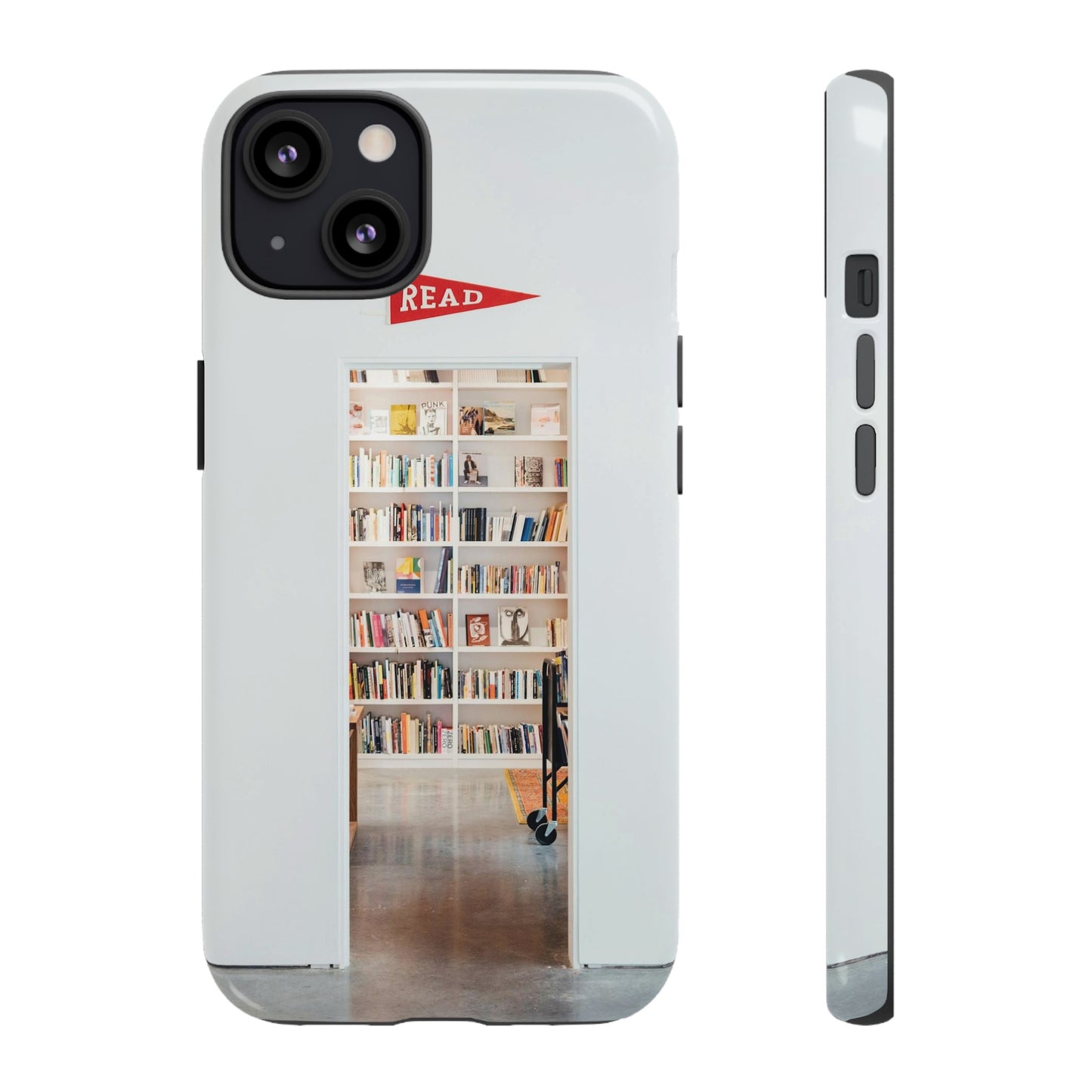 Peaceful Library Wallpaper Phone Case | iPhone 15 Plus/ Pro, 14, 13, 12| Google Pixel 7, Pro, 5| Samsung Galaxy S23 All Major Phone Models