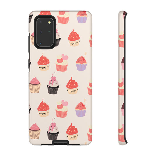 Cupcakes Wallpaper Phone Case | iPhone 15 Plus/ Pro, 14, 13, 12| Google Pixel 7, Pro, 5| Samsung Galaxy S23 All Major Phone Models