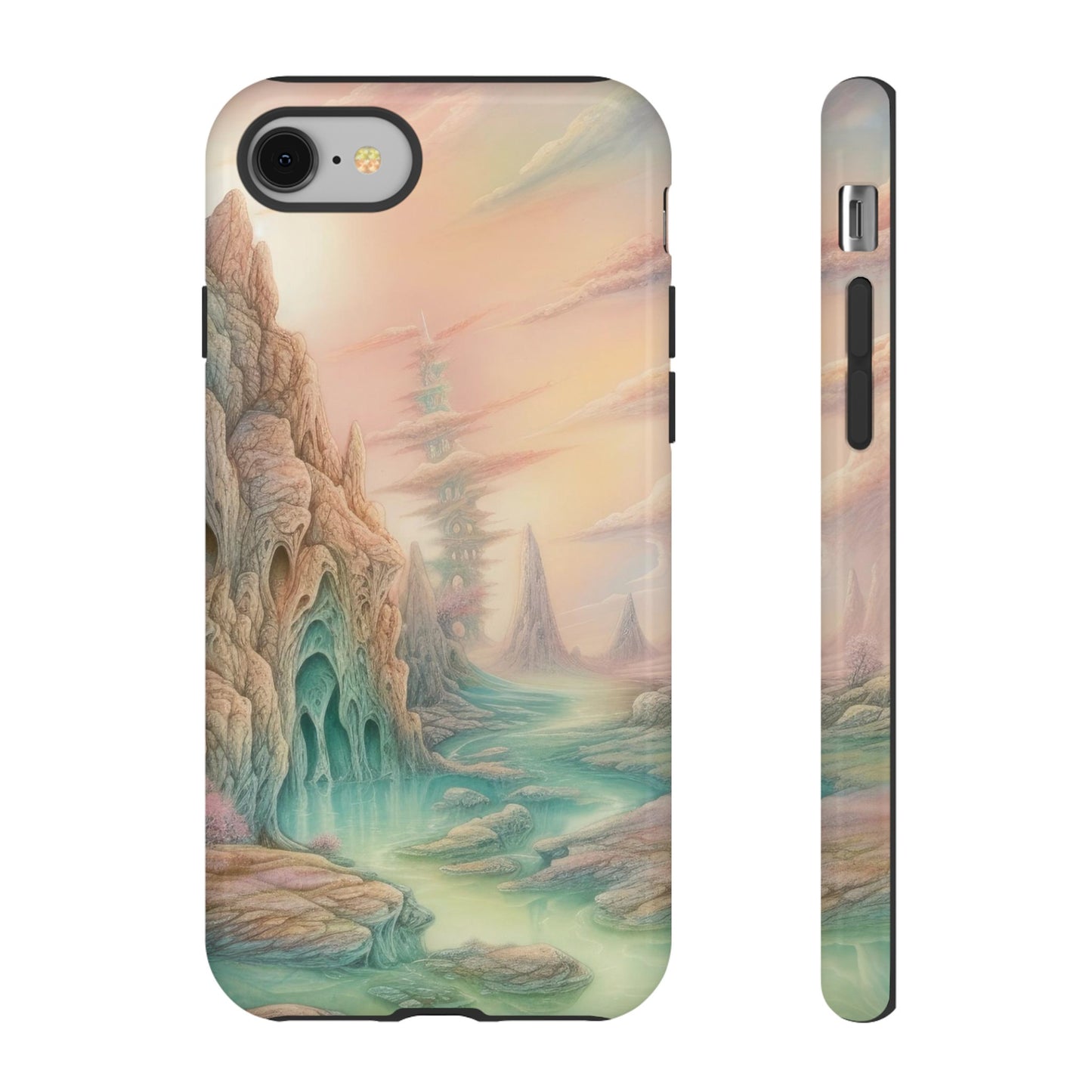 Caves Sci-Fi Wallpaper Phone Case | iPhone 15 Plus/ Pro, 14, 13, 12| Google Pixel 7, Pro, 5| Samsung Galaxy S23 All Major Phone Models