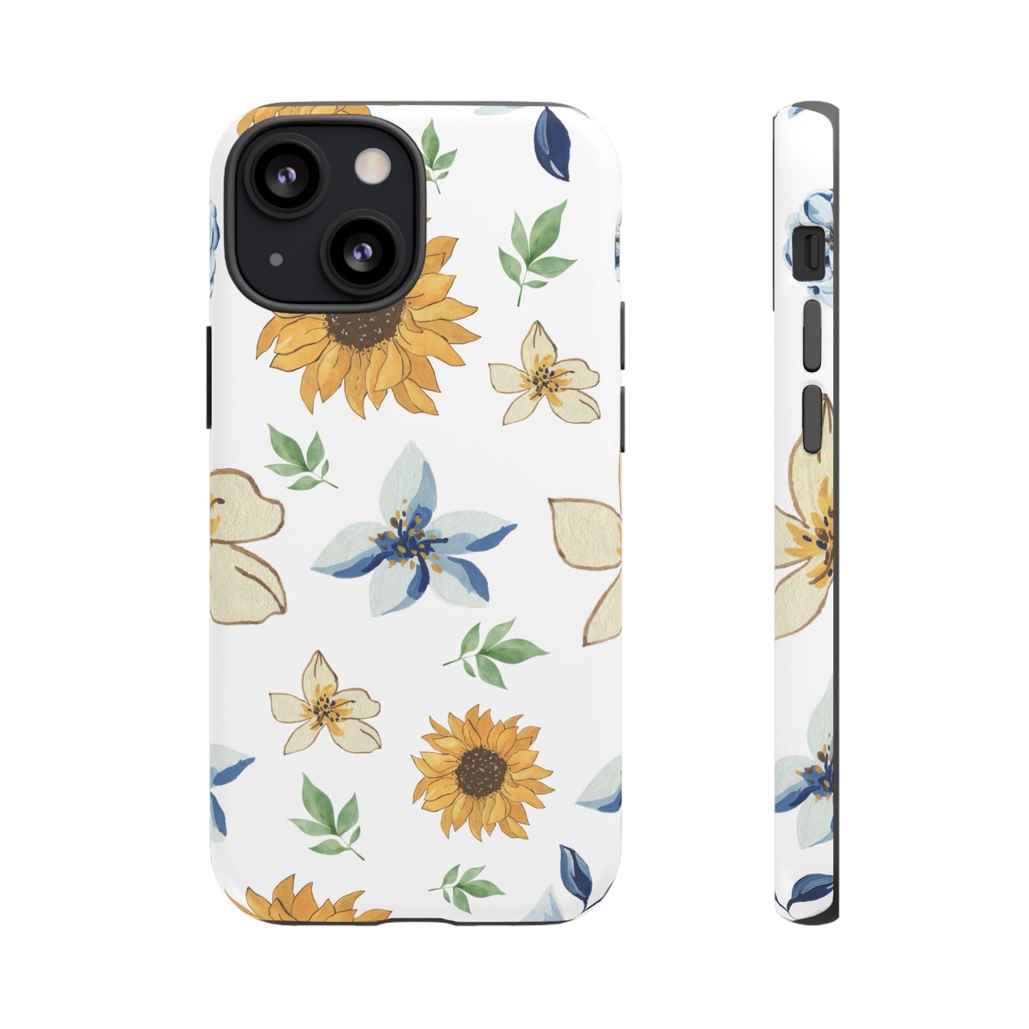 Beautiful Watercolour Flower Wallpaper Phone Case | iPhone 15 Plus/ Pro, 14, 13, 12| Google Pixel 7, Pro, 5| Samsung Galaxy S23 All Major Phone Models