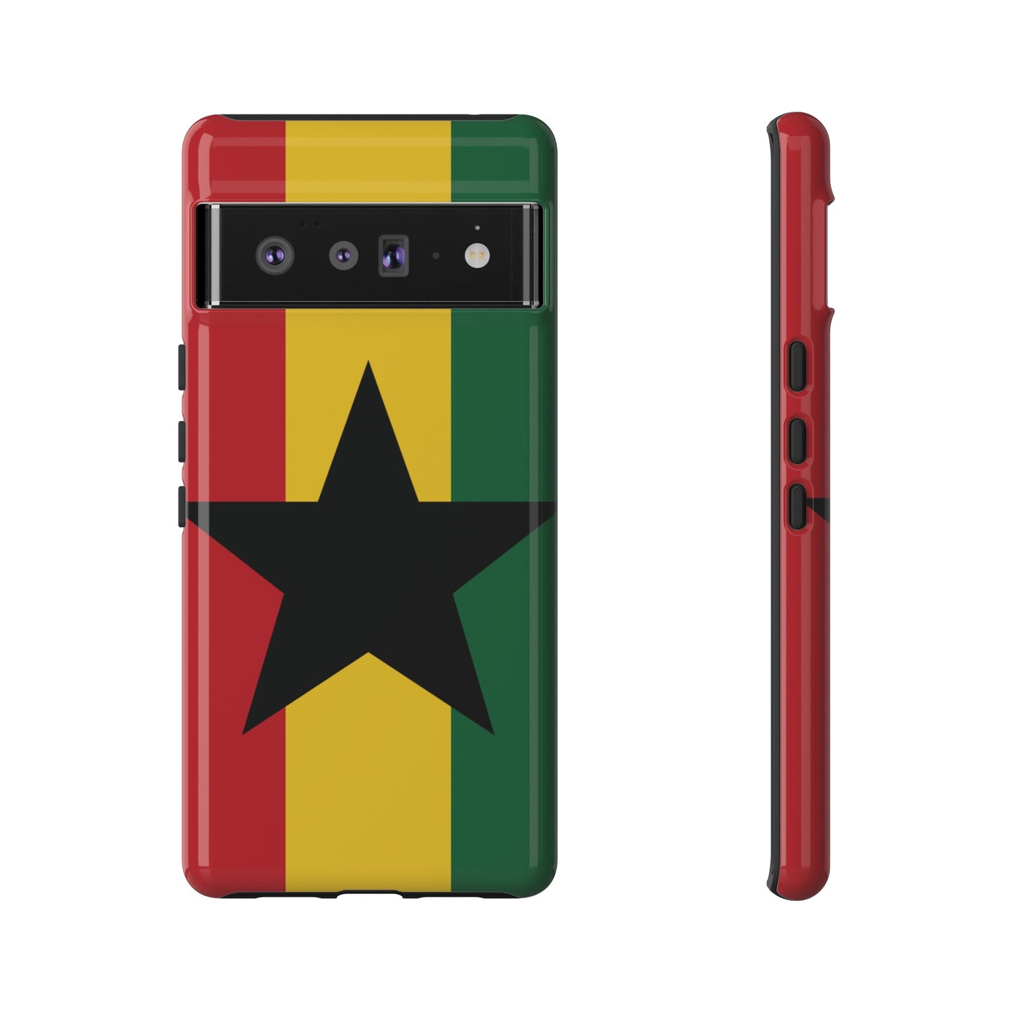 Ghana Flag Phone Case | iPhone 15 Plus/ Pro, 14, 13, 12| Google Pixel 7, Pro, 5| Samsung Galaxy S23 All Major Phone Models