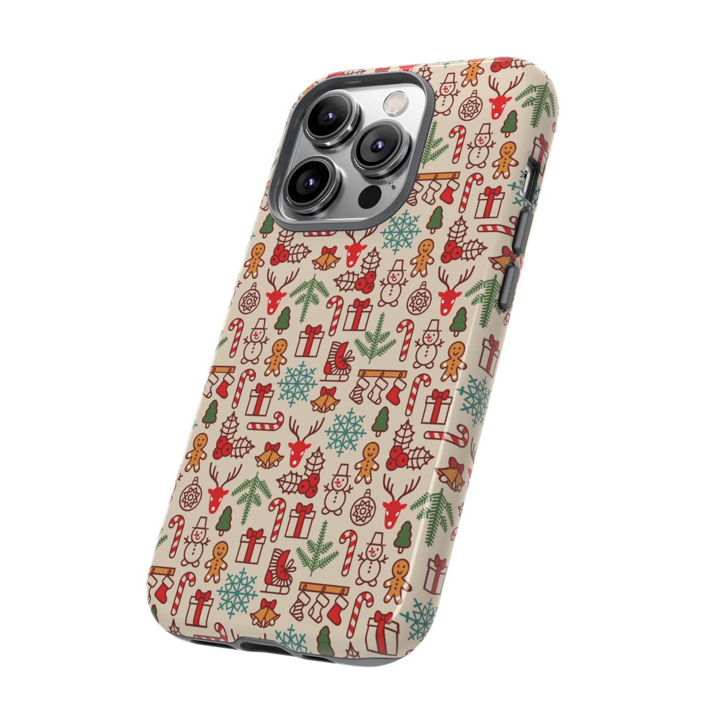 Collage Christmas Wallpaper Phone Case | iPhone 15 Plus/ Pro, 14, 13, 12| Google Pixel 7, Pro, 5| Samsung Galaxy S23 All Major Phone Models