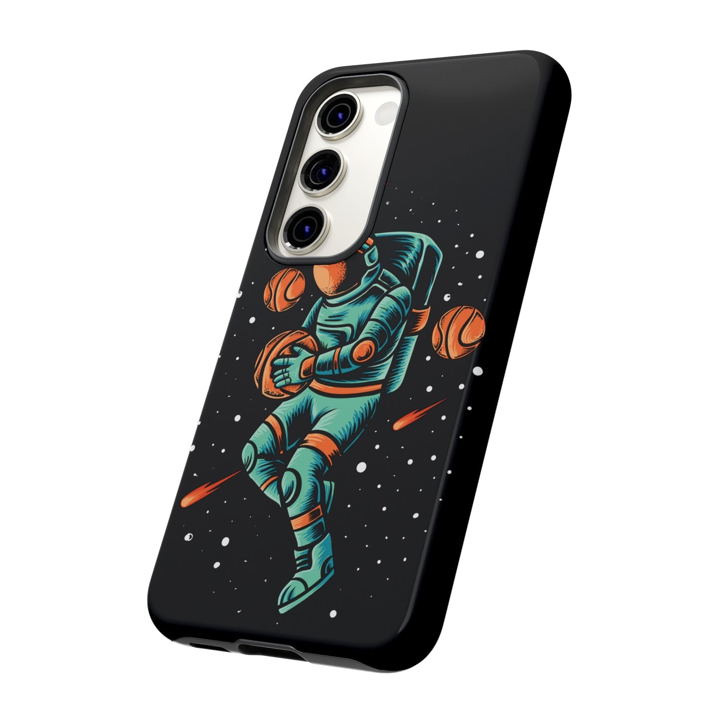 Space Basketball Phone Case | iPhone 15 Plus/ Pro, 14, 13, 12| Google Pixel 7, Pro, 5| Samsung Galaxy S23 All Major Phone Models