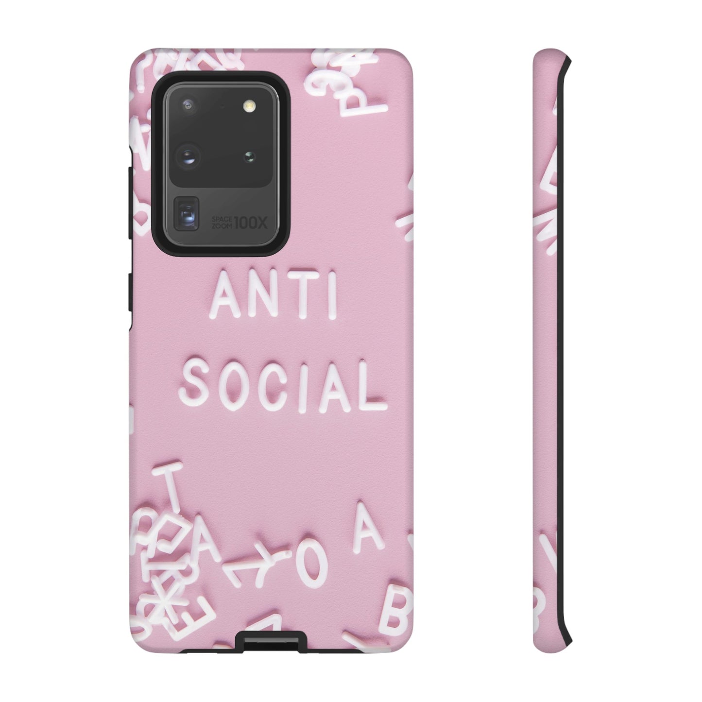 Anti Social Phone Case | iPhone 15 Plus/ Pro, 14, 13, 12| Google Pixel 7, Pro, 5| Samsung Galaxy S23 All Major Phone Models