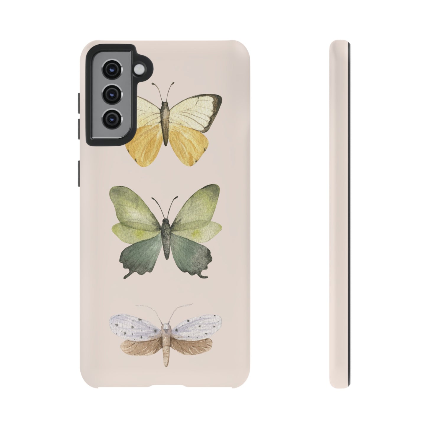 Three Butterflies Wallpaper Phone Case | iPhone 15 Plus/ Pro, 14, 13, 12| Google Pixel 7, Pro, 5| Samsung Galaxy S23 All Major Phone Models