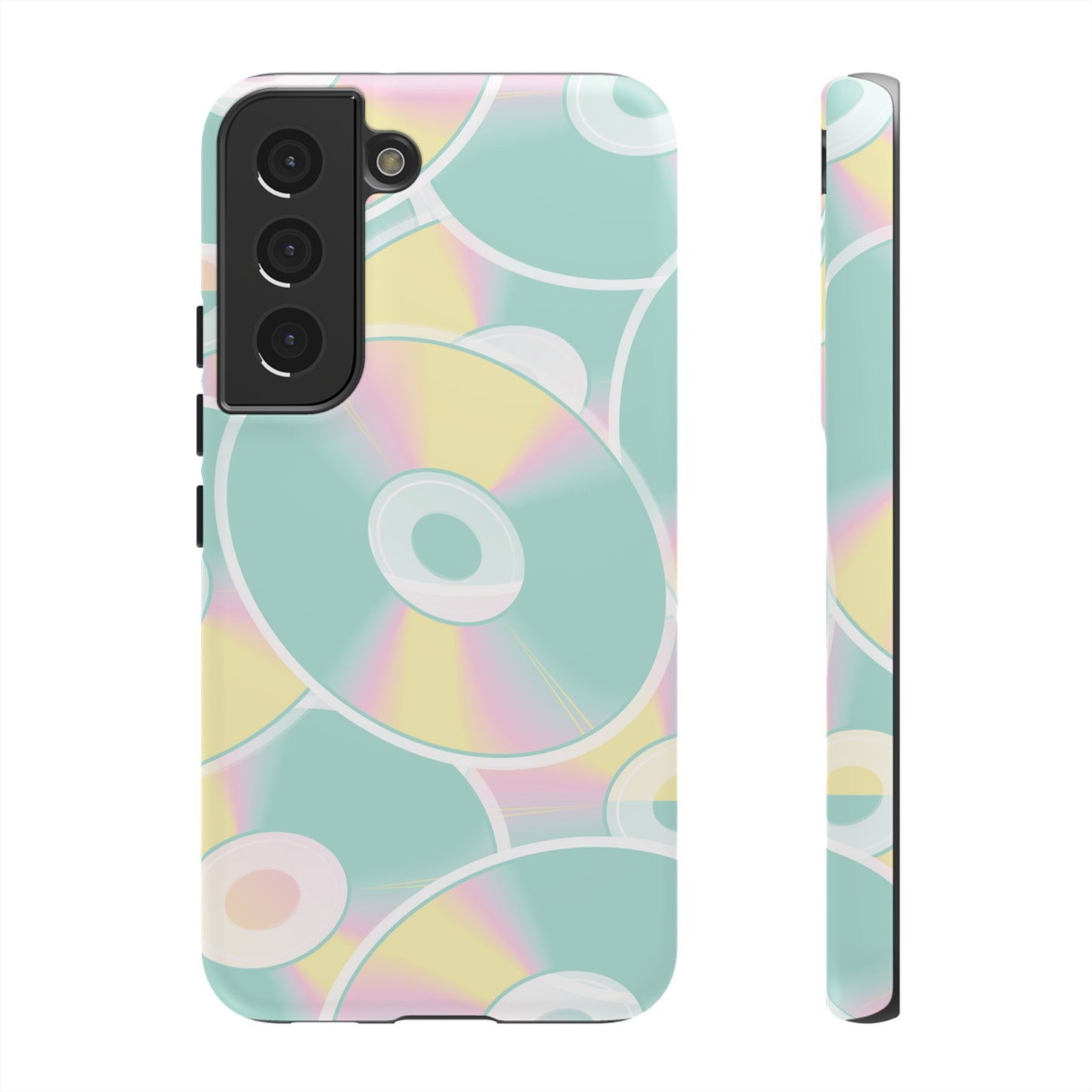 90's CD Wallpaper Phone Case | iPhone 15 Plus/ Pro, 14, 13, 12| Google Pixel 7, Pro, 5| Samsung Galaxy S23 All Major Phone Models