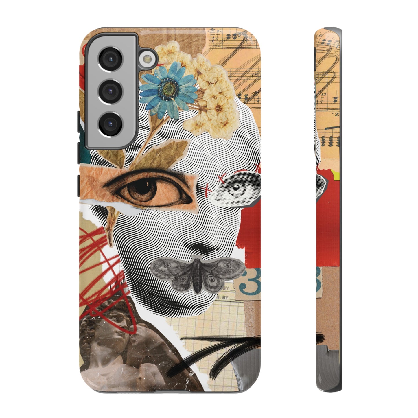 Woman Collage Wallpaper Phone Case | iPhone 15 Plus/ Pro, 14, 13, 12| Google Pixel 7, Pro, 5| Samsung Galaxy S23 All Major Phone Models