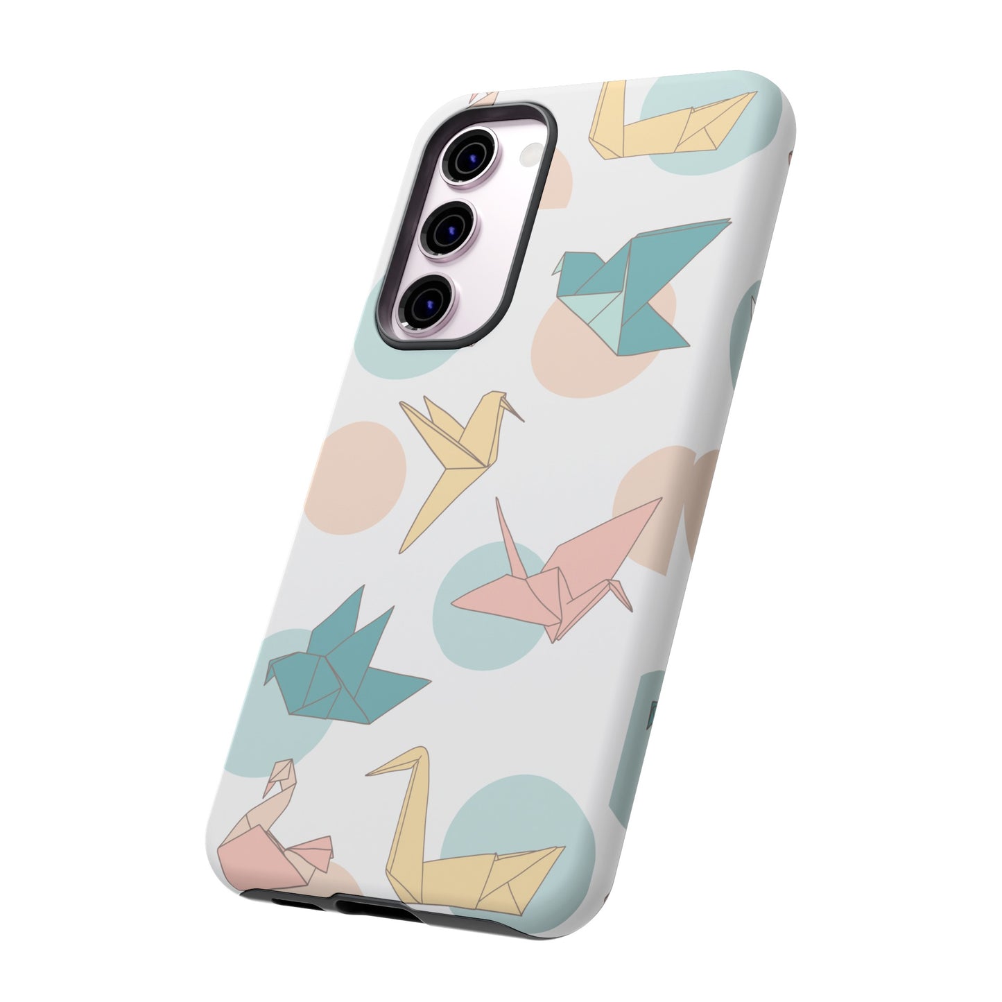 Origami Wallpaper Phone Case | iPhone 15 Plus/ Pro, 14, 13, 12| Google Pixel 7, Pro, 5| Samsung Galaxy S23 All Major Phone Models