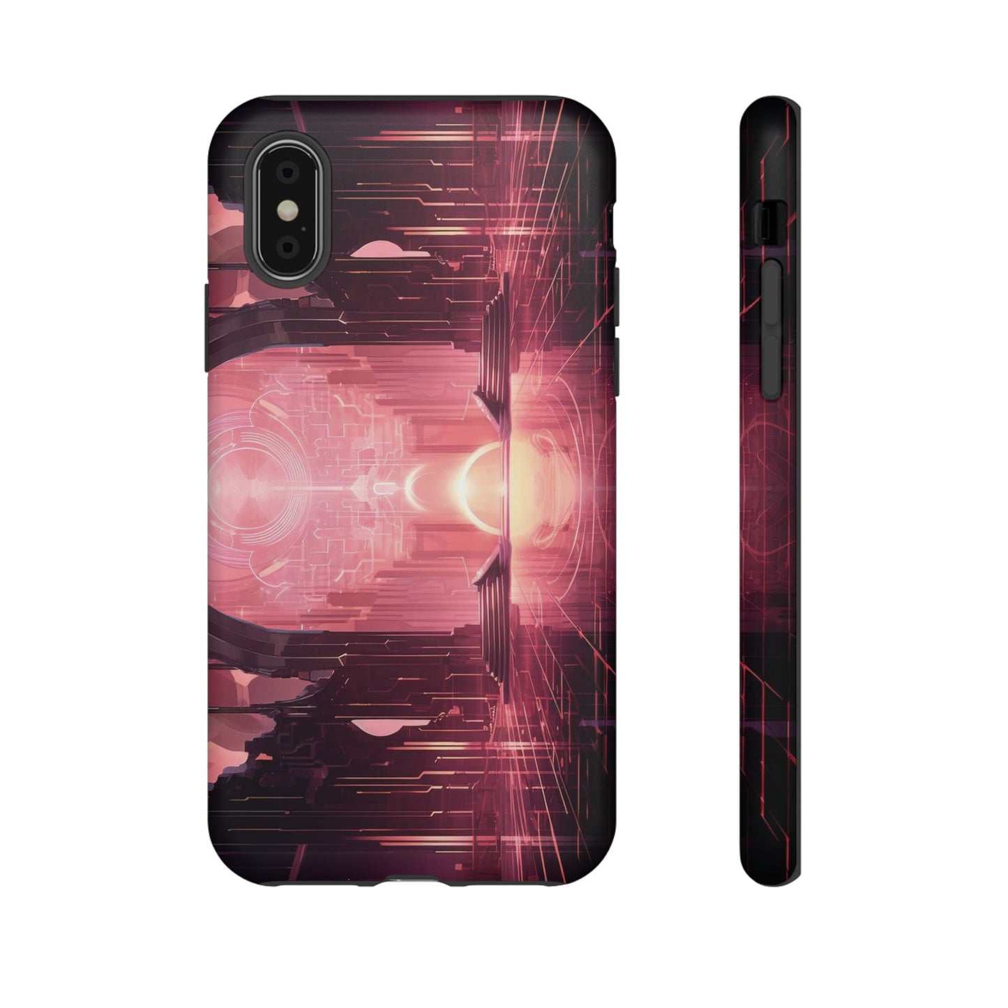 Sci-Fi Hall Wallpaper Phone Case | iPhone 15 Plus/ Pro, 14, 13, 12| Google Pixel 7, Pro, 5| Samsung Galaxy S23 All Major Phone Models