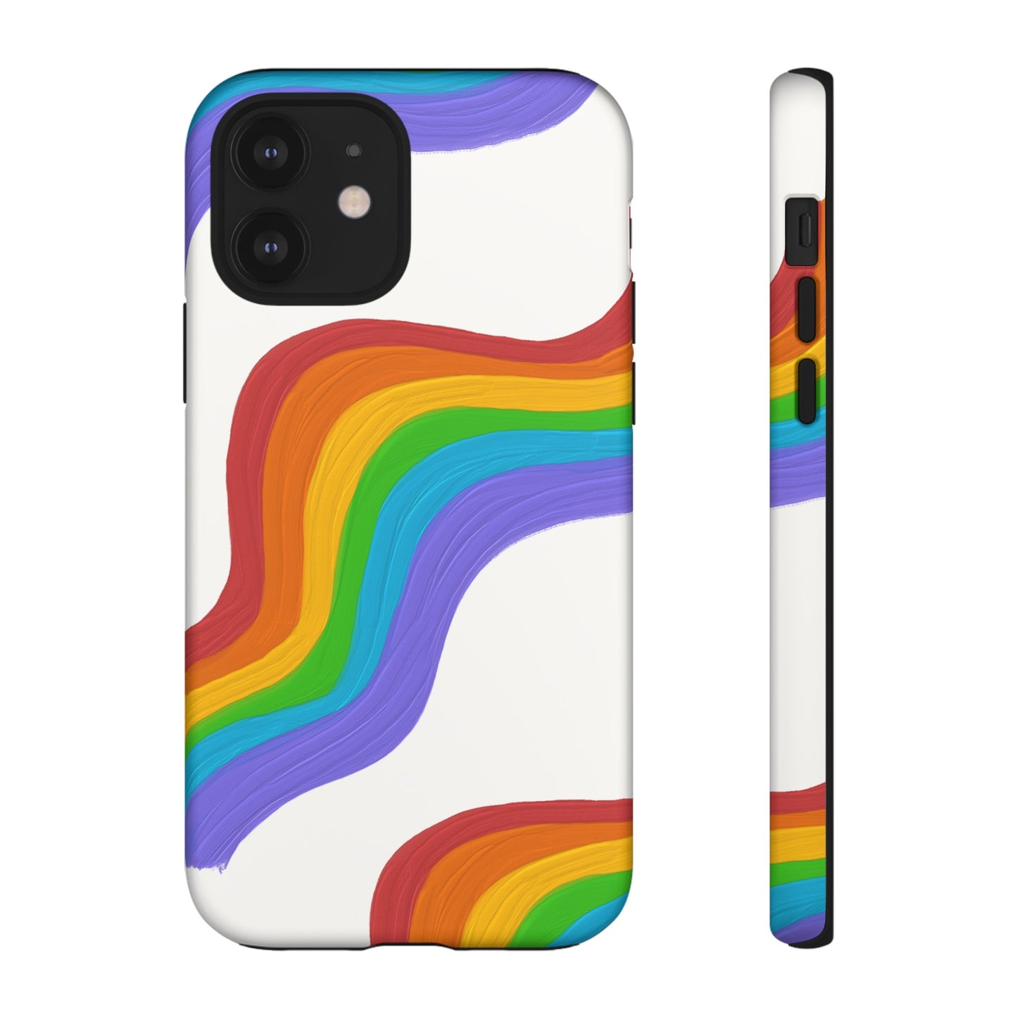 Rainbow Wallpaper Phone Case | iPhone 15 Plus/ Pro, 14, 13, 12| Google Pixel 7, Pro, 5| Samsung Galaxy S23 All Major Phone Models