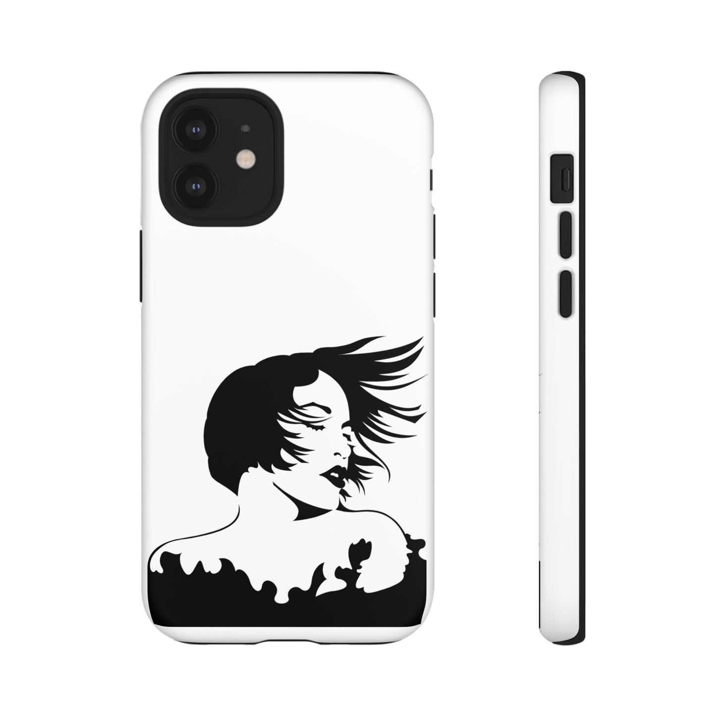 Woman In The Wind Phone Case | iPhone 15 Plus/ Pro, 14, 13, 12| Google Pixel 7, Pro, 5| Samsung Galaxy S23 All Major Phone Models