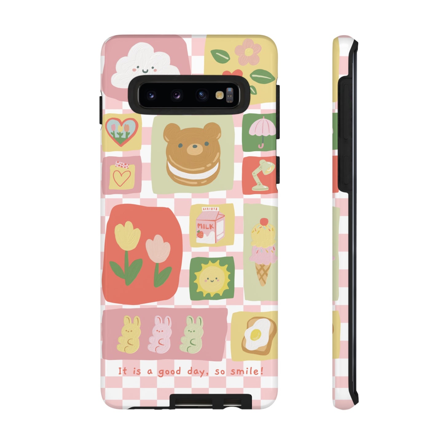 It Is A Good Day, So Smile! Wallpaper Phone Case | iPhone 15 Plus/ Pro, 14, 13, 12| Google Pixel 7, Pro, 5| Samsung Galaxy S23 All Major Phone Models