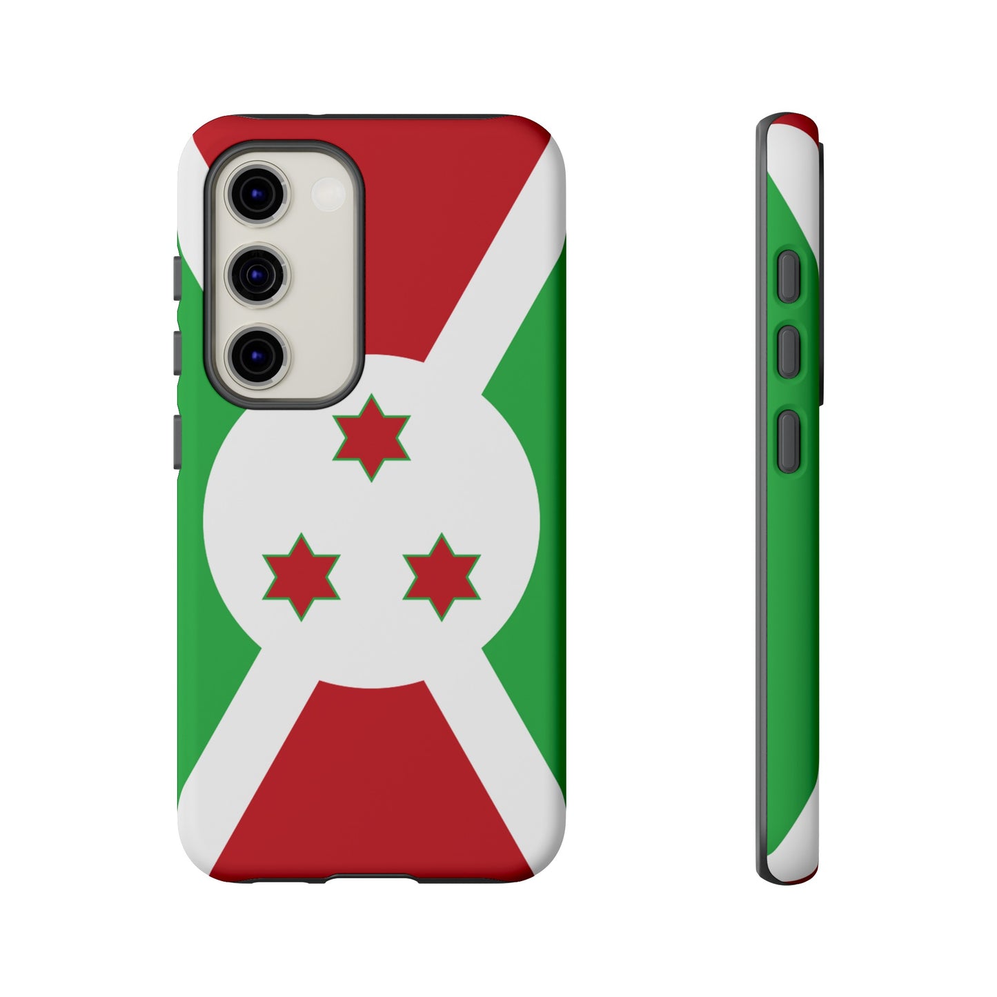 Burundi Flag Phone Case | iPhone 15 Plus/ Pro, 14, 13, 12| Google Pixel 7, Pro, 5| Samsung Galaxy S23 All Major Phone Models