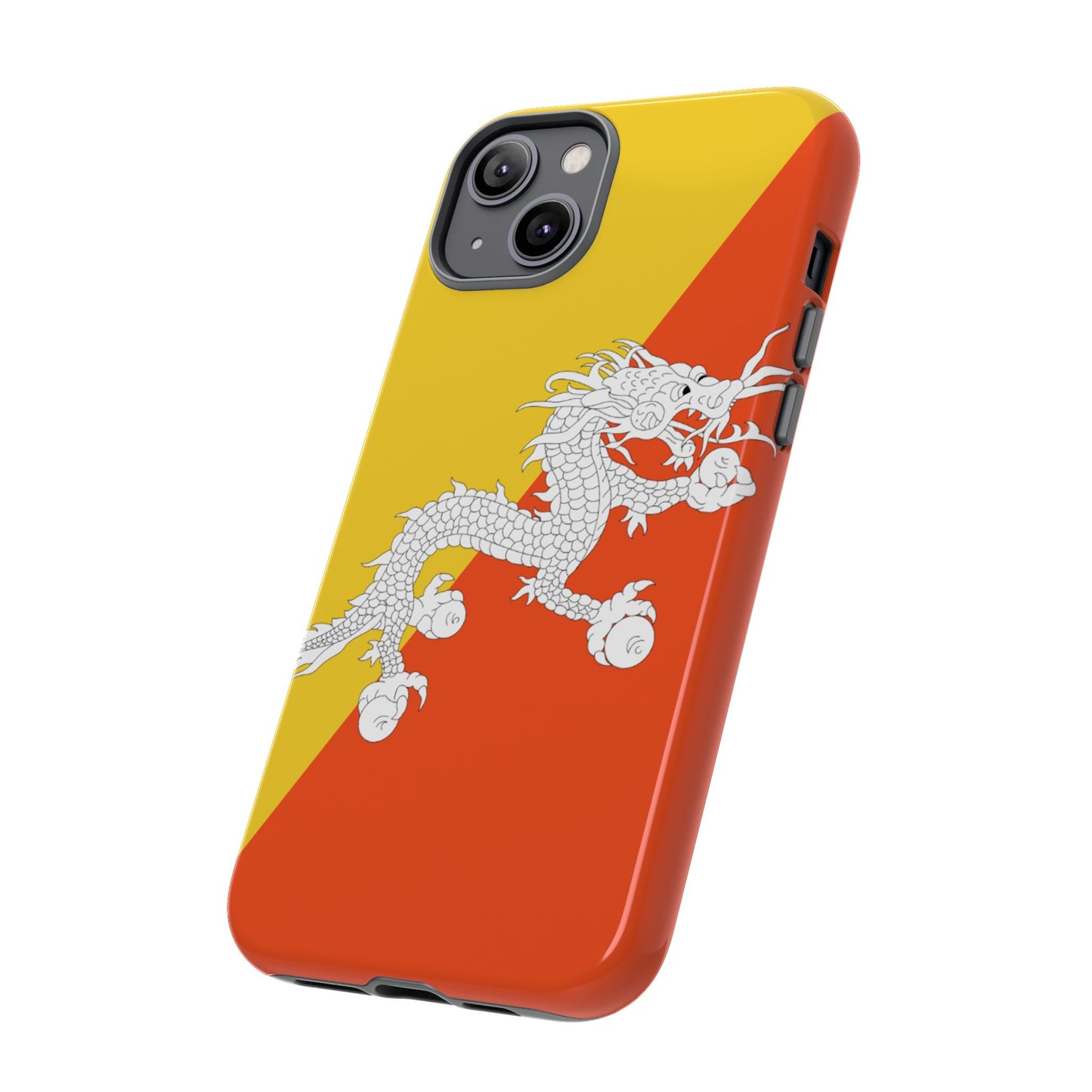 Bhutan Flag Phone Case | iPhone 15 Plus/ Pro, 14, 13, 12| Google Pixel 7, Pro, 5| Samsung Galaxy S23 All Major Phone Models