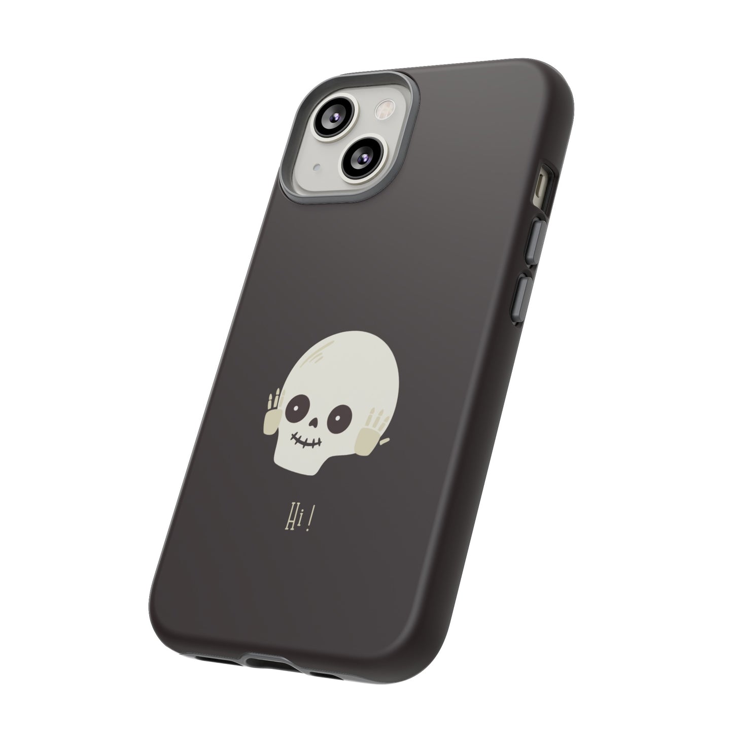 Hello Skull Phone Case | iPhone 15 Plus/ Pro, 14, 13, 12| Google Pixel 7, Pro, 5| Samsung Galaxy S23 All Major Phone Models