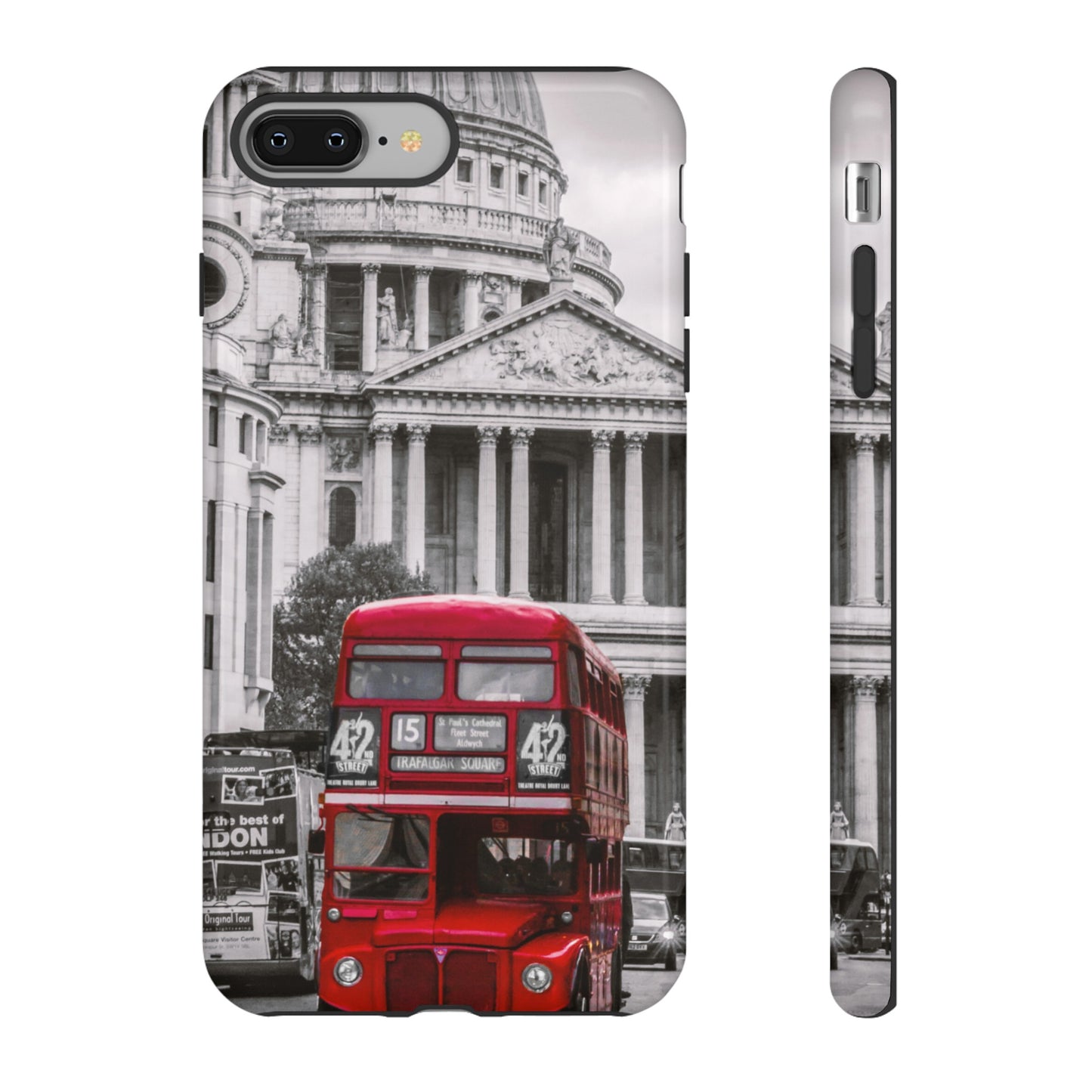 London Bus Wallpaper Phone Case | iPhone 15 Plus/ Pro, 14, 13, 12| Google Pixel 7, Pro, 5| Samsung Galaxy S23 All Major Phone Models