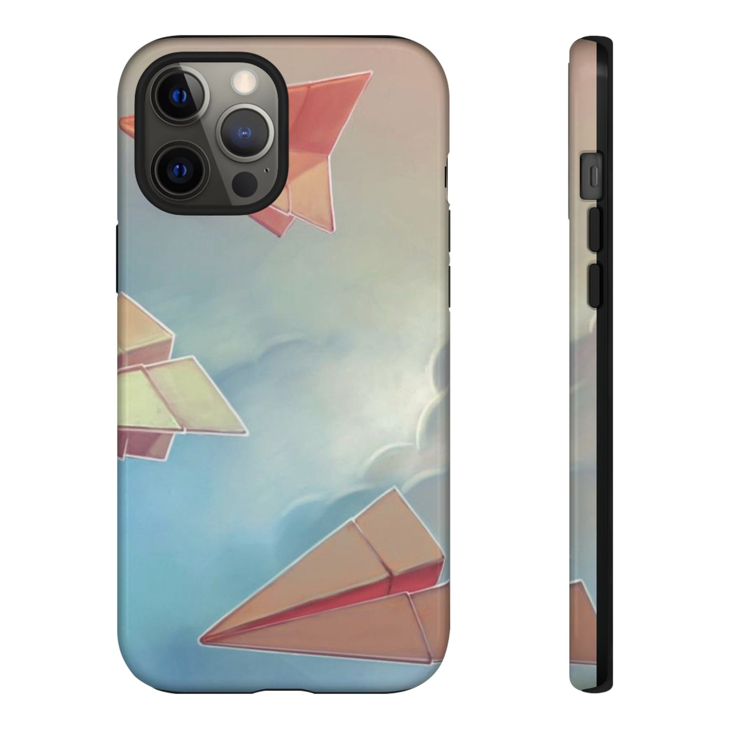 Paper Plane Wallpaper Phone Case | iPhone 15 Plus/ Pro, 14, 13, 12| Google Pixel 7, Pro, 5| Samsung Galaxy S23 All Major Phone Models