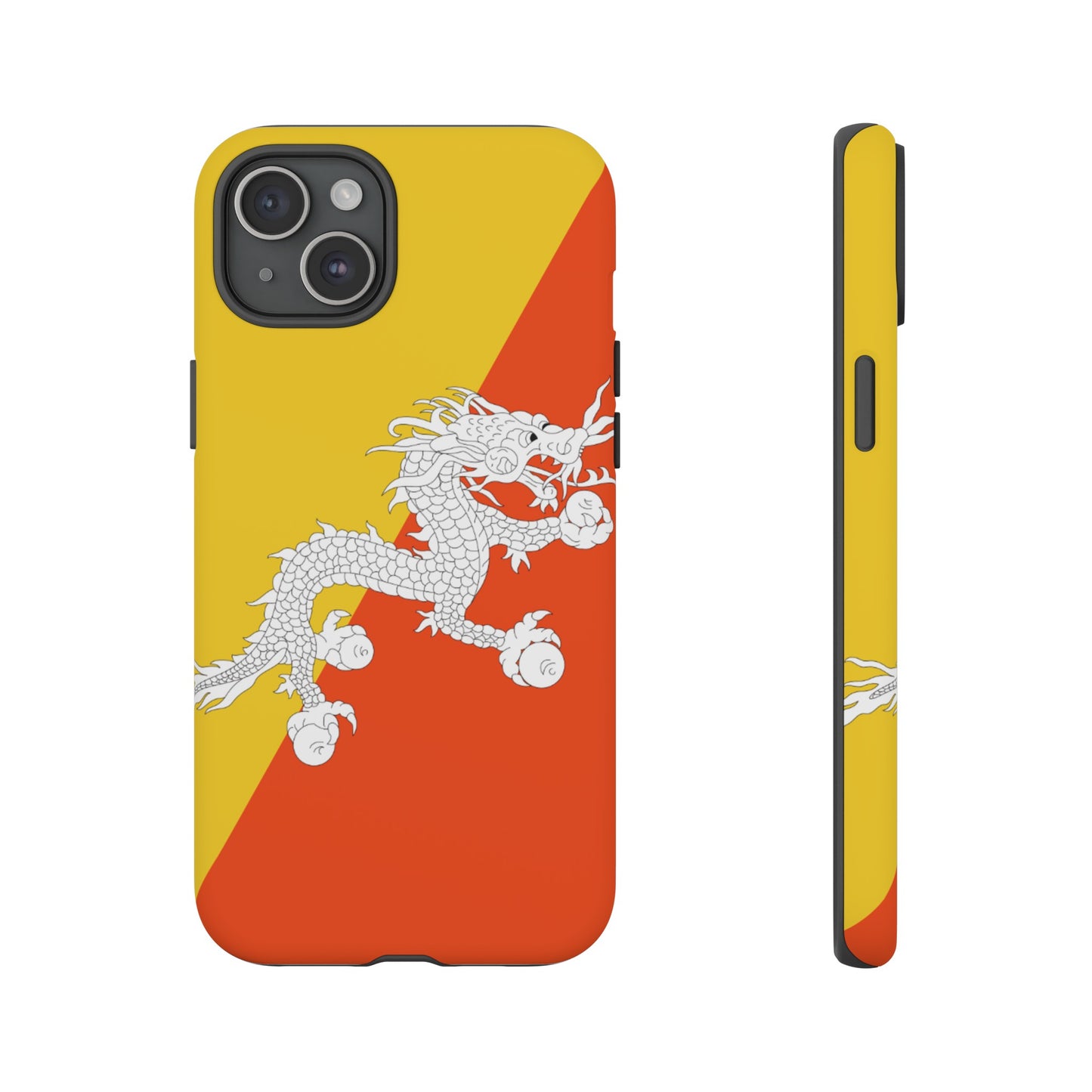 Bhutan Flag Phone Case | iPhone 15 Plus/ Pro, 14, 13, 12| Google Pixel 7, Pro, 5| Samsung Galaxy S23 All Major Phone Models